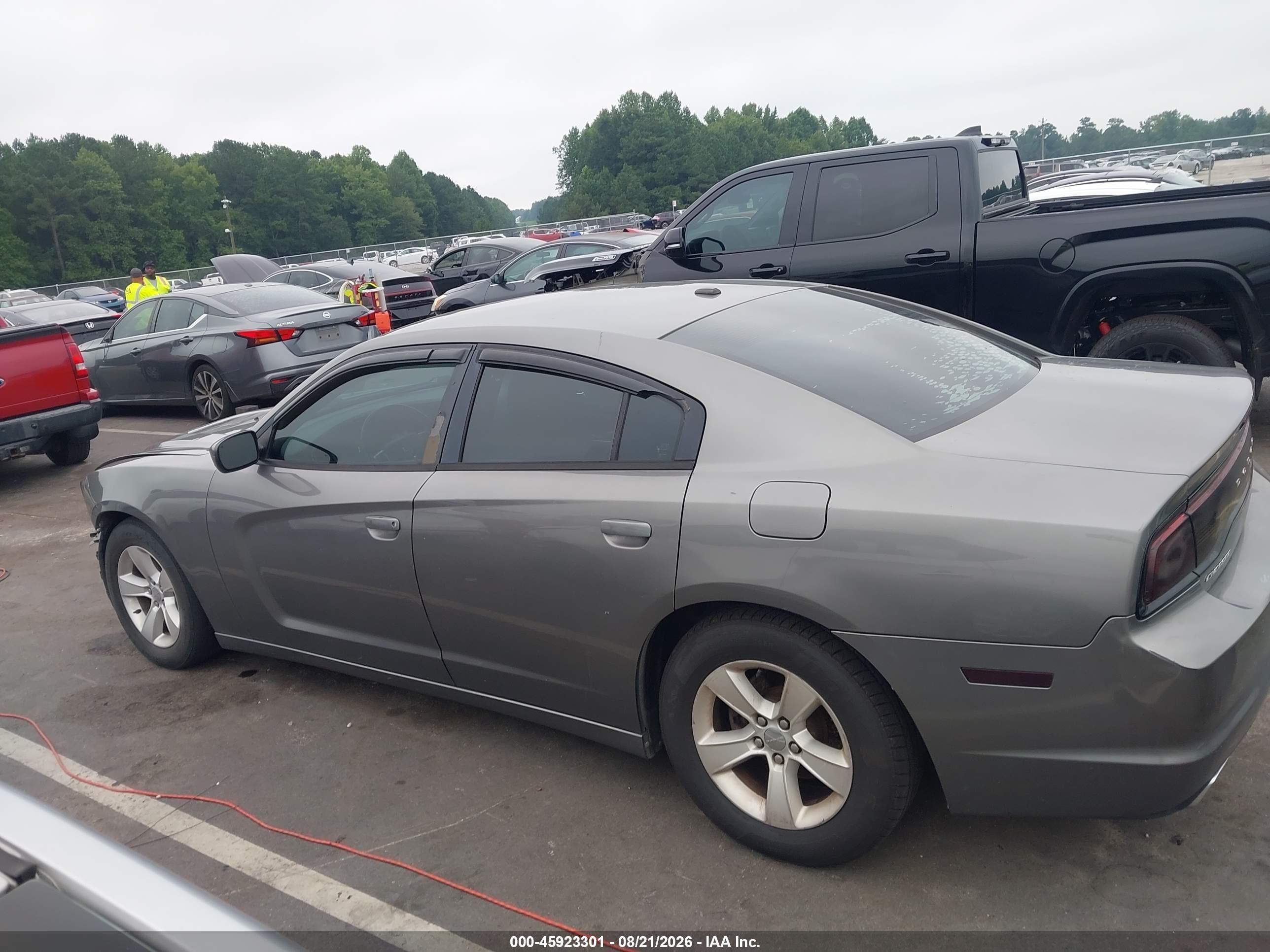 2012 Dodge Charger Sxt Серый vin: 2C3CDXHG9CH247470