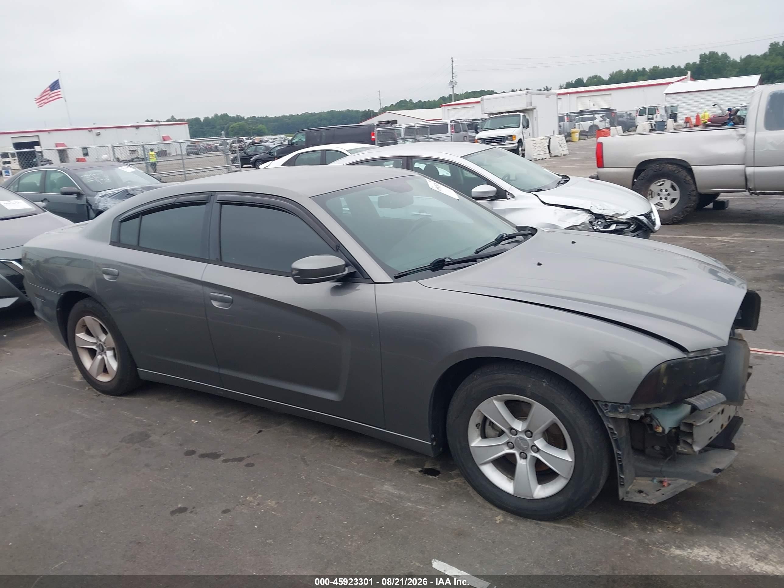 2012 Dodge Charger Sxt Серый vin: 2C3CDXHG9CH247470