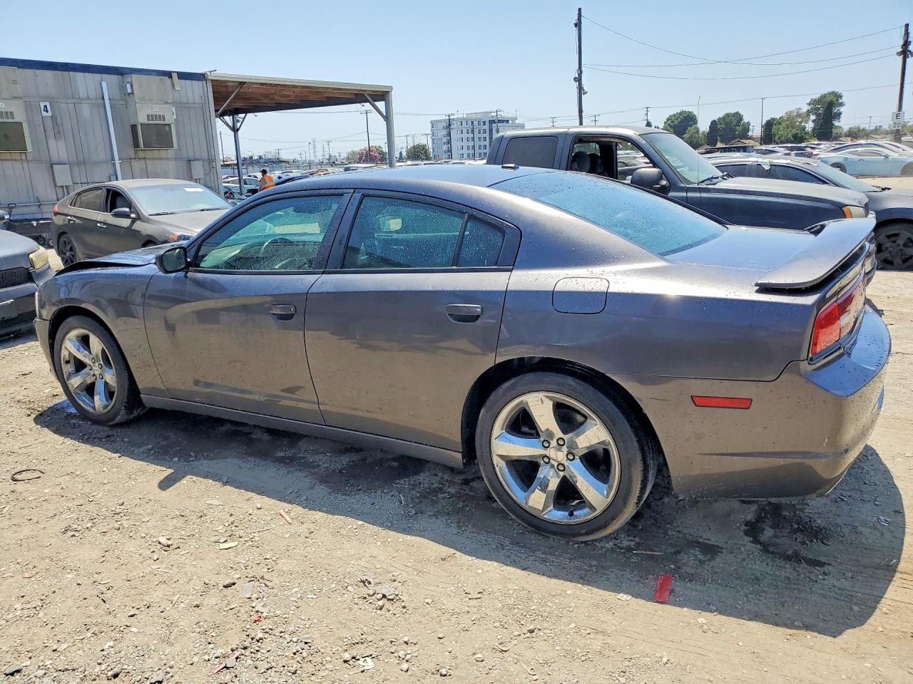 2013 Dodge Charger Sxt Gray vin: 2C3CDXHG9DH552341