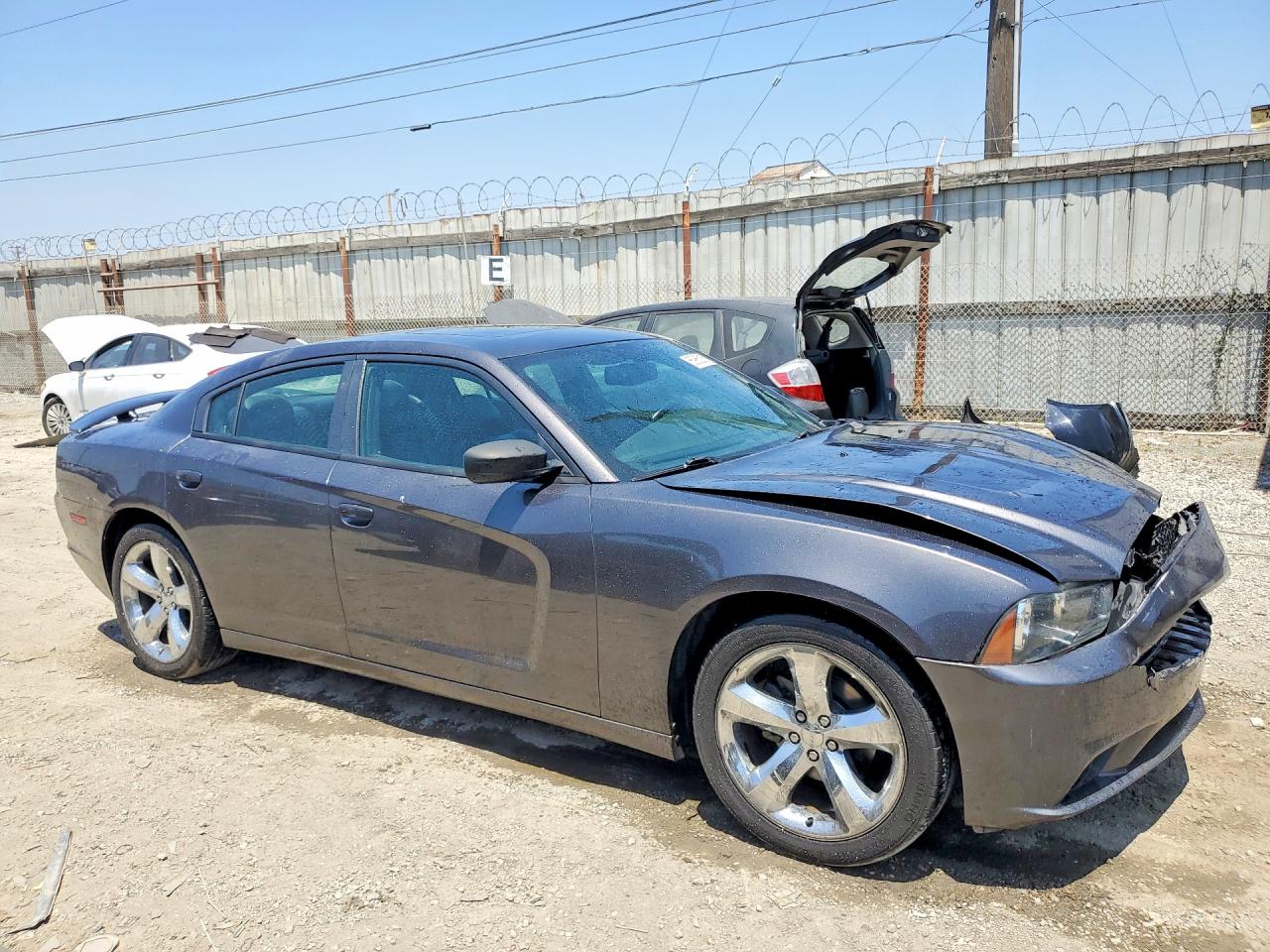 2013 Dodge Charger Sxt Gray vin: 2C3CDXHG9DH552341