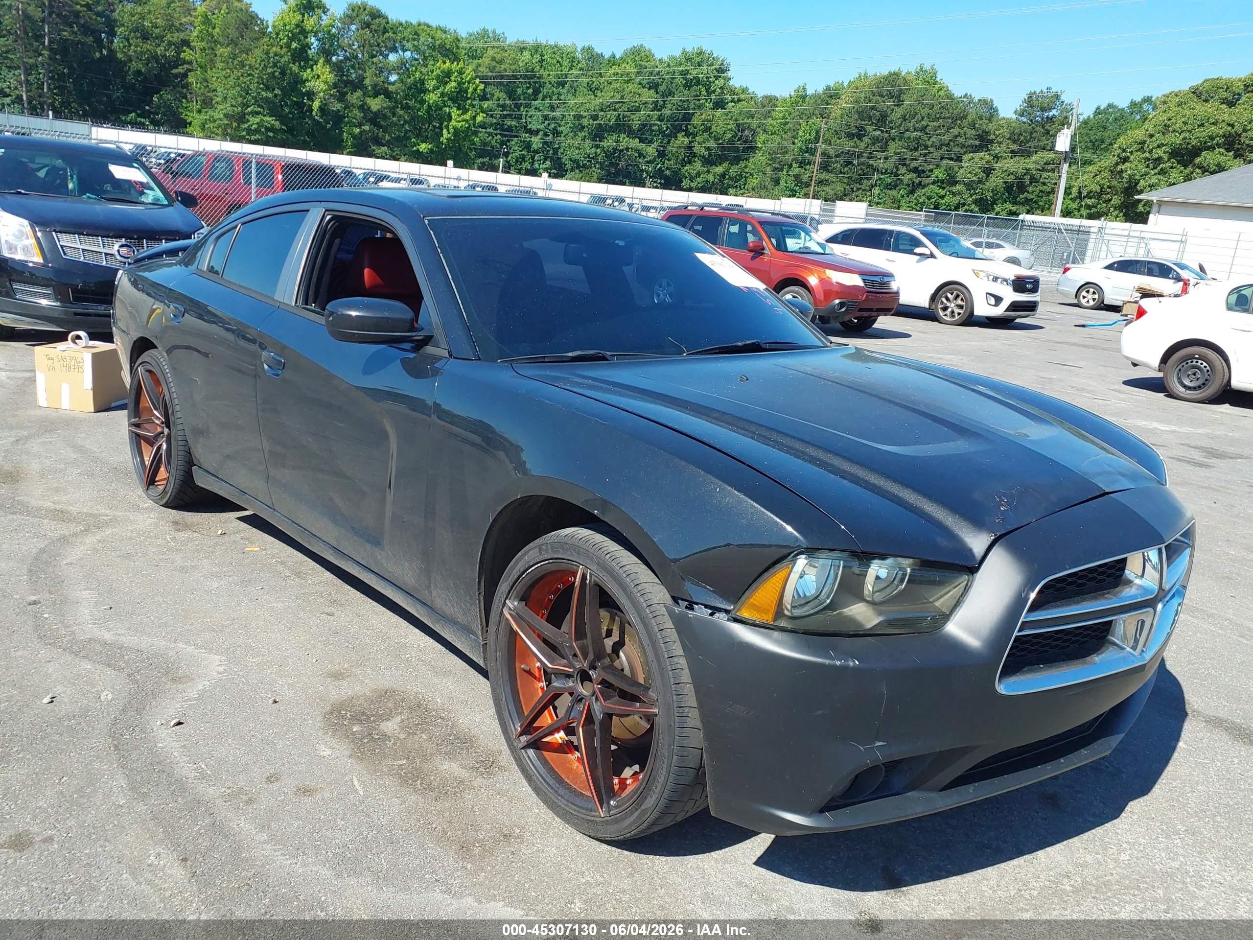 2014 Dodge Charger Sxt Plus Black vin: 2C3CDXHG9EH148795