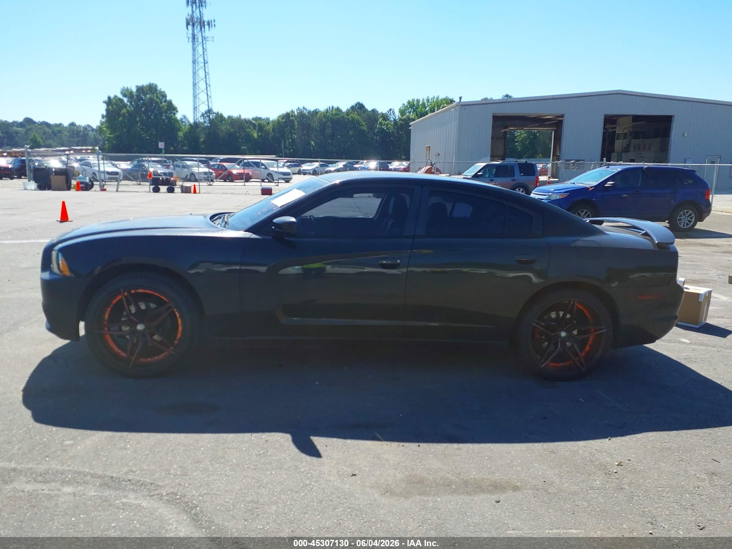 2014 Dodge Charger Sxt Plus Black vin: 2C3CDXHG9EH148795
