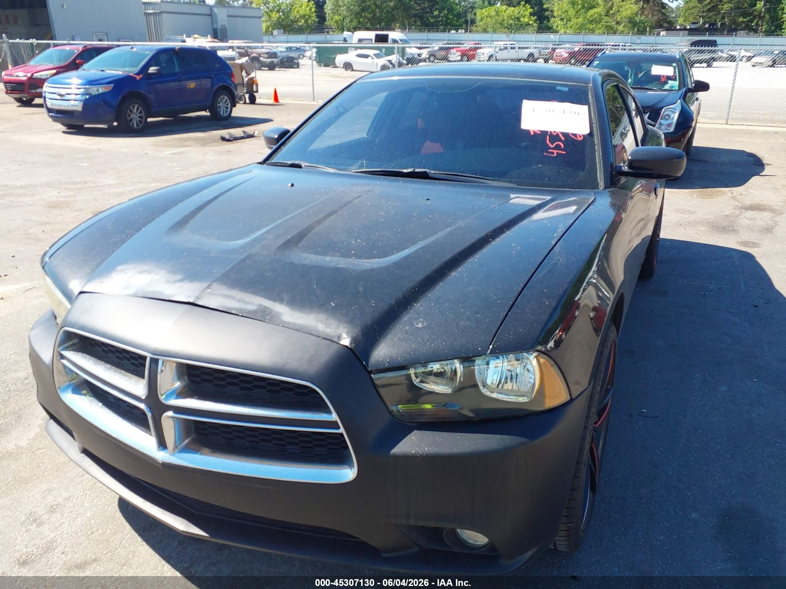 2014 Dodge Charger Sxt Plus Black vin: 2C3CDXHG9EH148795