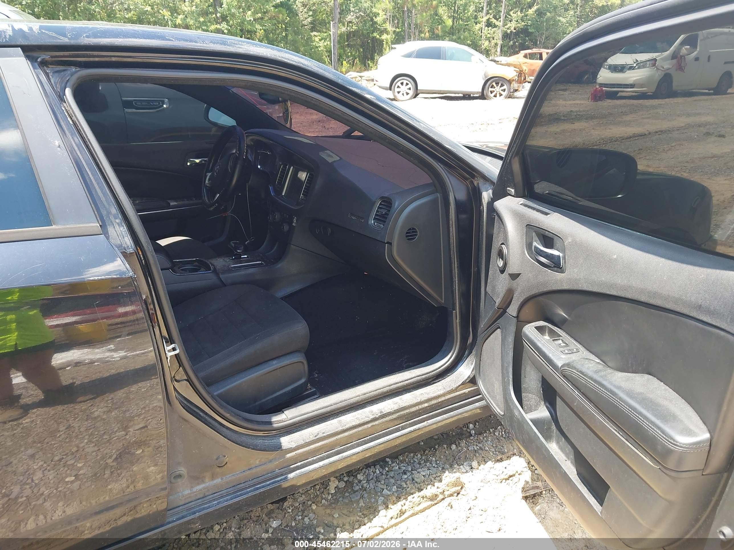 2014 Dodge Charger Sxt Black vin: 2C3CDXHG9EH149946