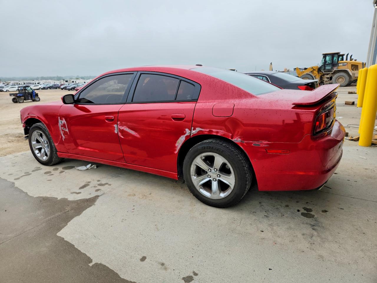 2014 Dodge Charger Sxt Red vin: 2C3CDXHG9EH158890