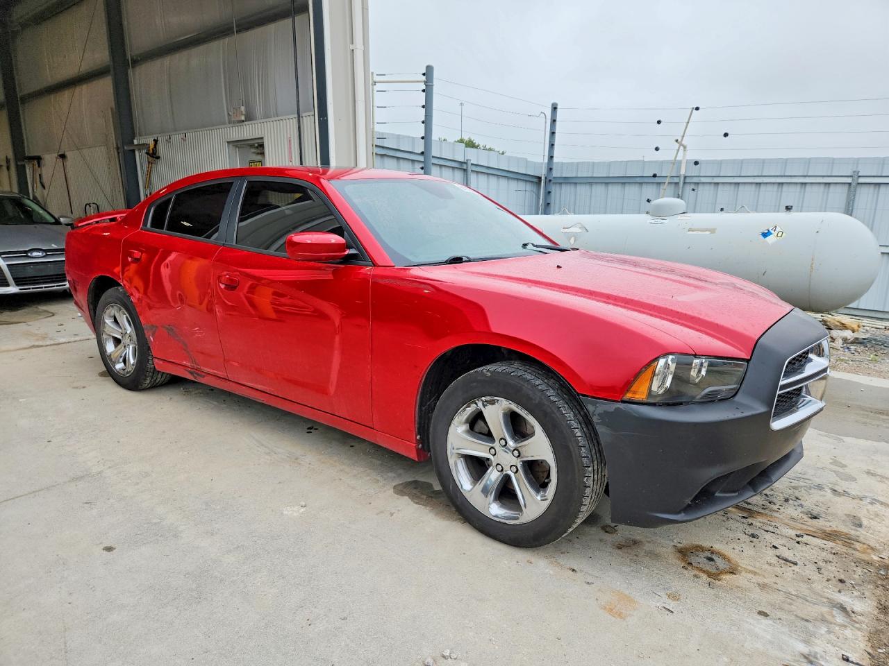 2014 Dodge Charger Sxt Red vin: 2C3CDXHG9EH158890