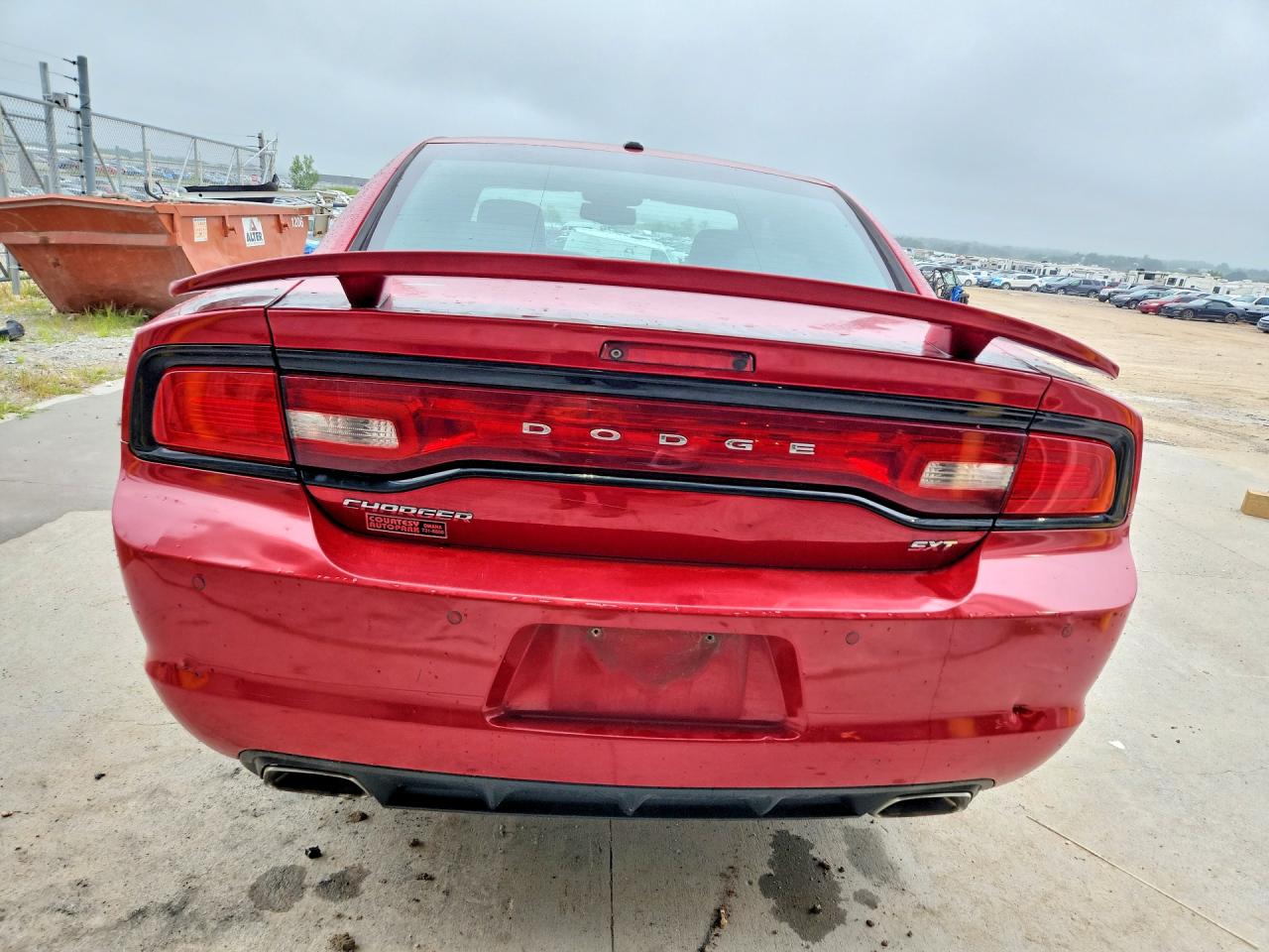 2014 Dodge Charger Sxt Red vin: 2C3CDXHG9EH158890