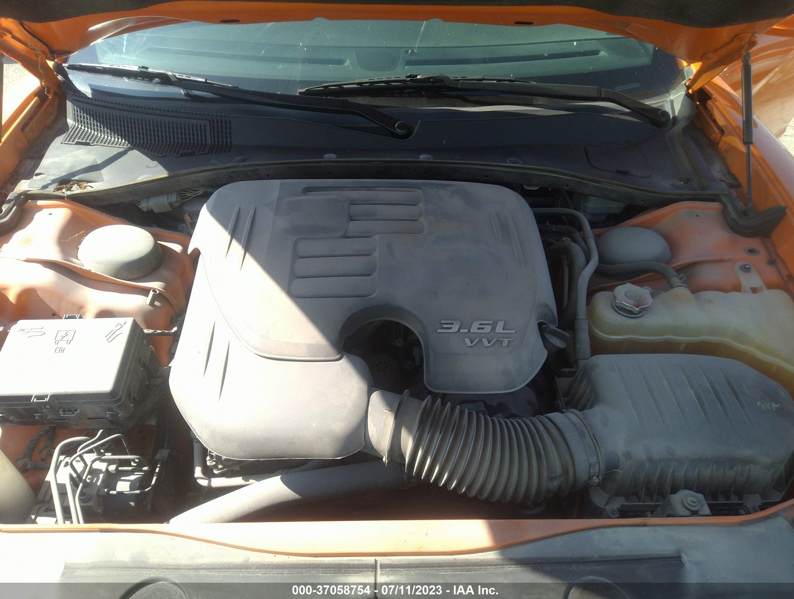 2014 Dodge Charger Sxt Orange vin: 2C3CDXHG9EH161420