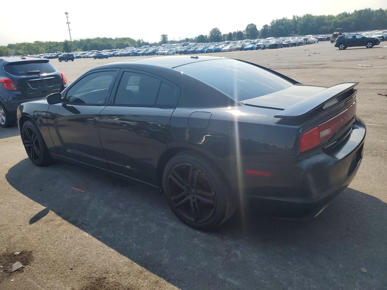 2014 Dodge Charger Sxt Black vin: 2C3CDXHG9EH161448