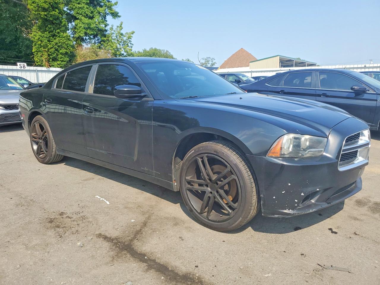 2014 Dodge Charger Sxt Black vin: 2C3CDXHG9EH161448