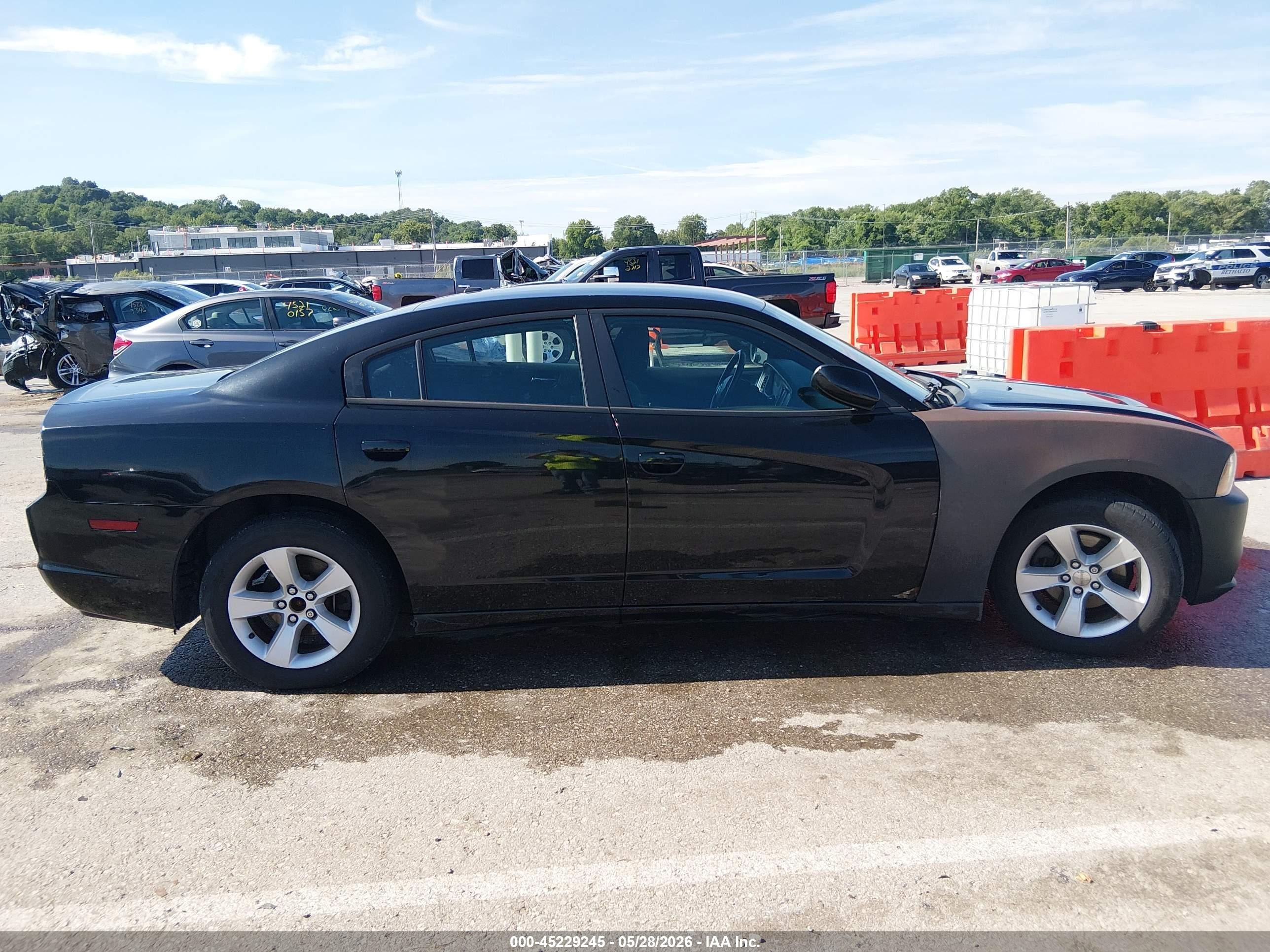 2014 Dodge Charger Sxt Black vin: 2C3CDXHG9EH185880