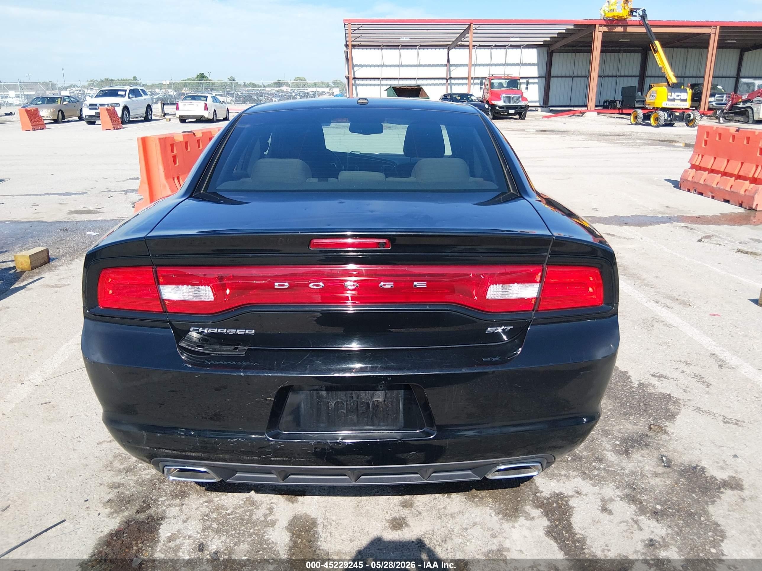 2014 Dodge Charger Sxt Black vin: 2C3CDXHG9EH185880