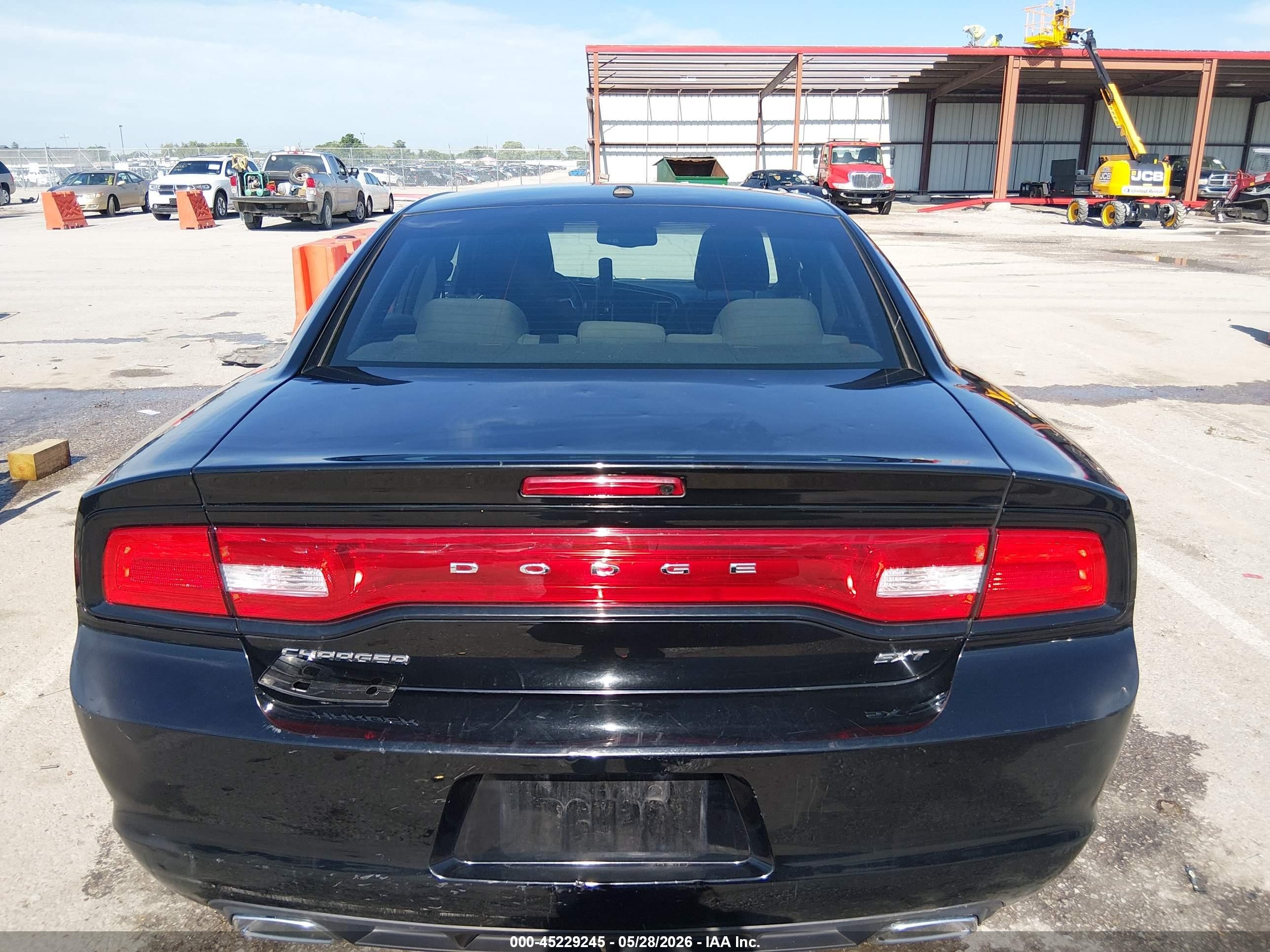 2014 Dodge Charger Sxt Black vin: 2C3CDXHG9EH185880