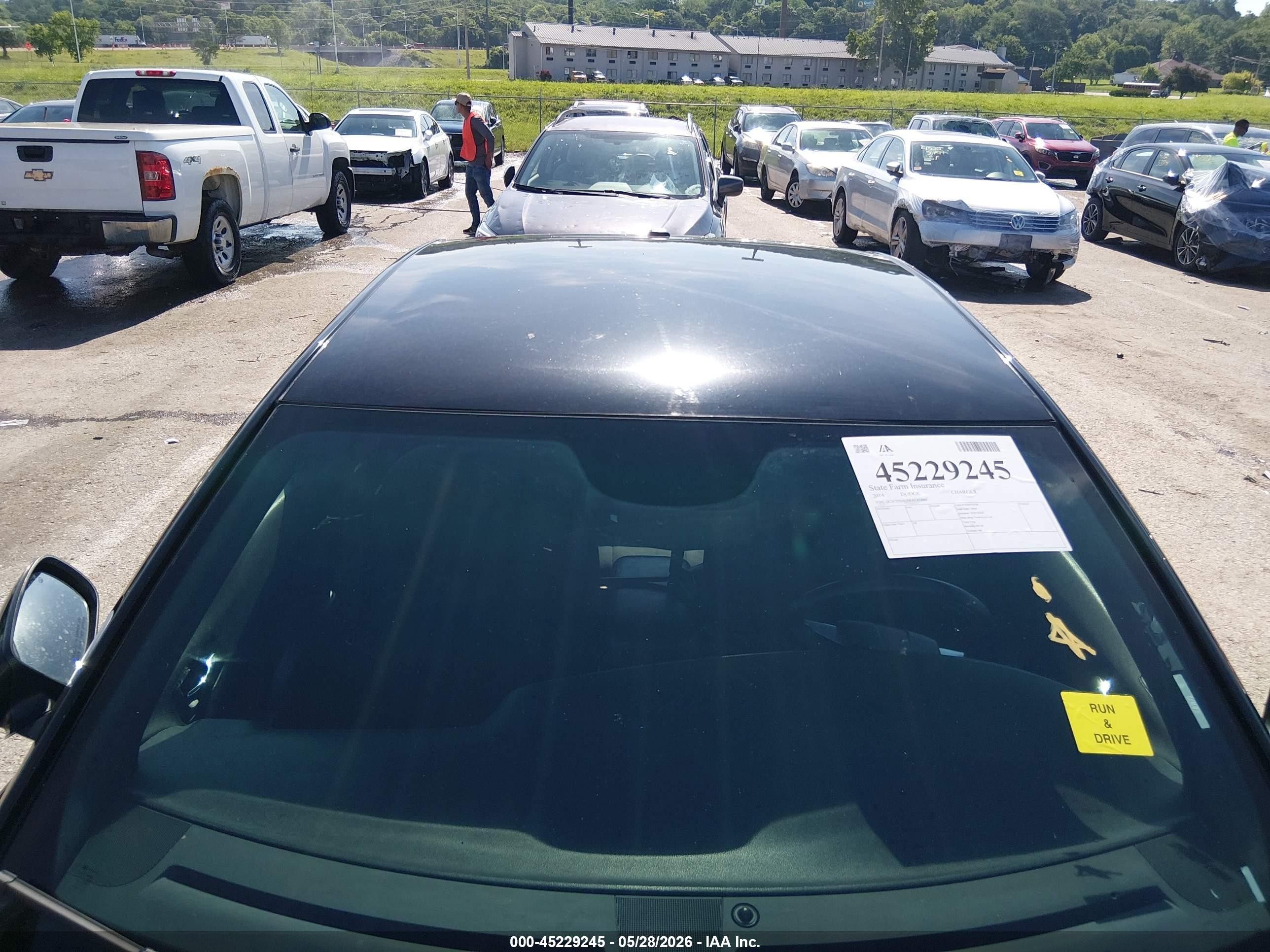 2014 Dodge Charger Sxt Black vin: 2C3CDXHG9EH185880