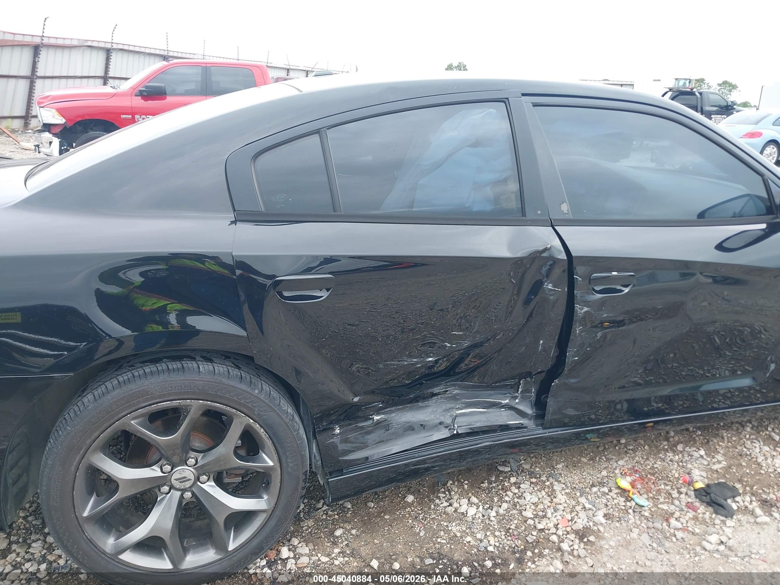 2014 Dodge Charger Sxt Black vin: 2C3CDXHG9EH309369