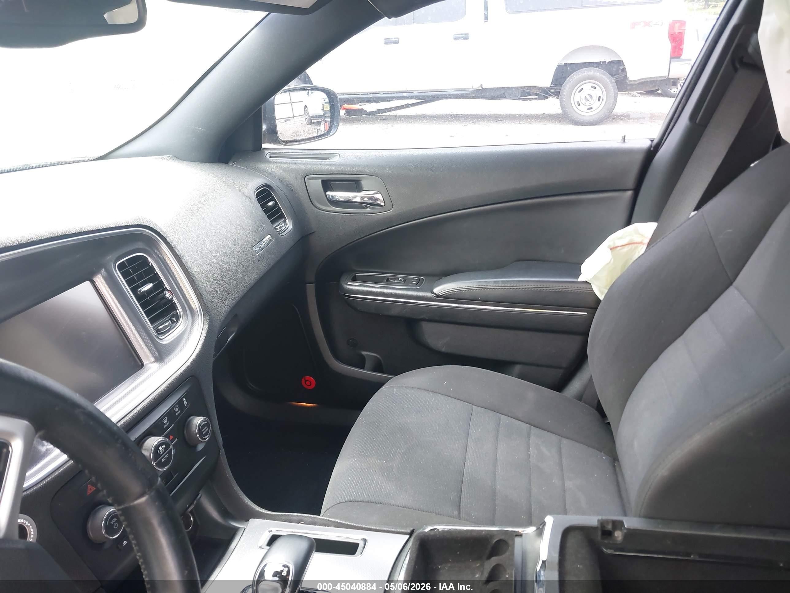 2014 Dodge Charger Sxt Black vin: 2C3CDXHG9EH309369