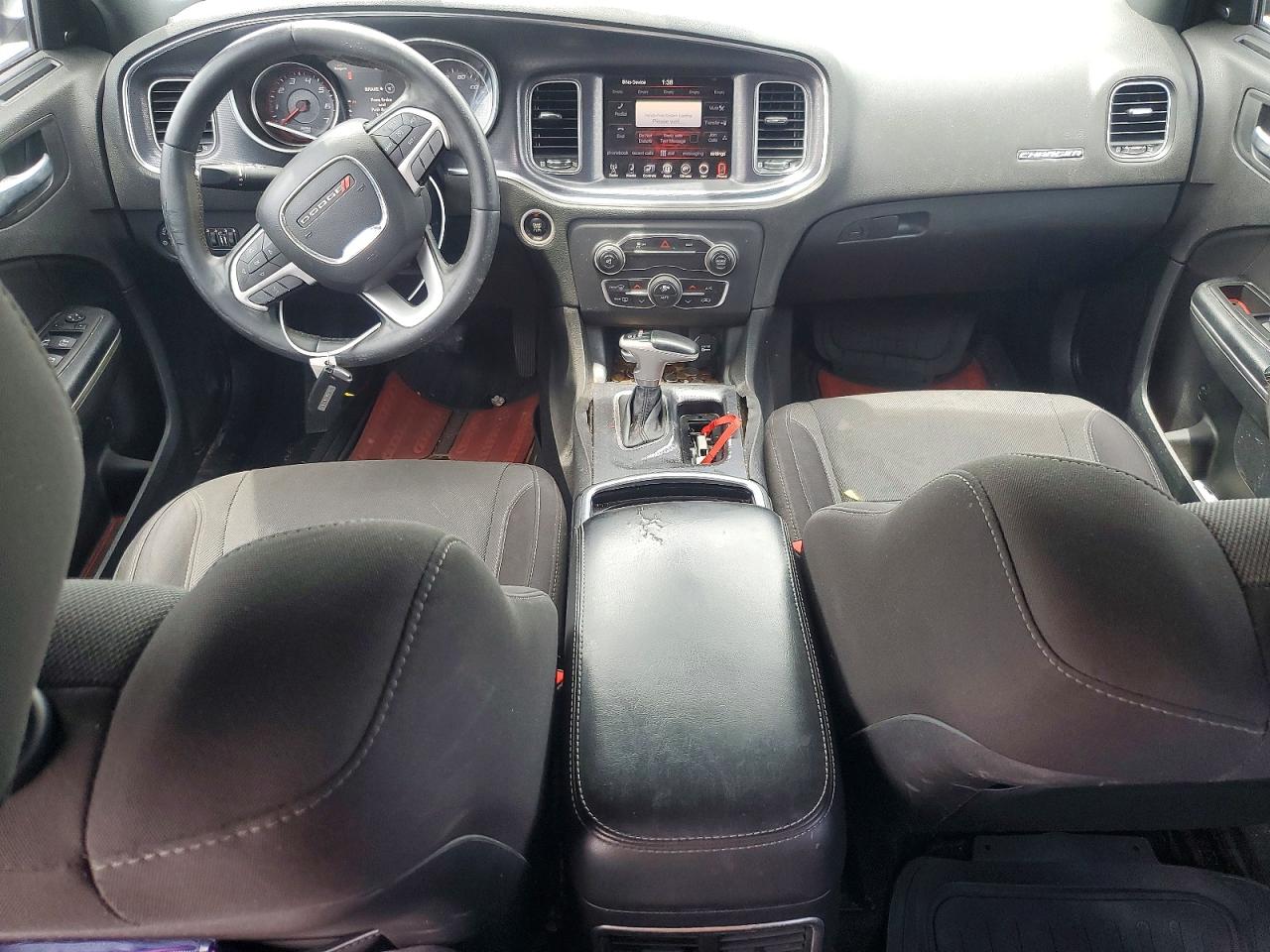 2015 Dodge Charger Sxt White vin: 2C3CDXHG9FH722409