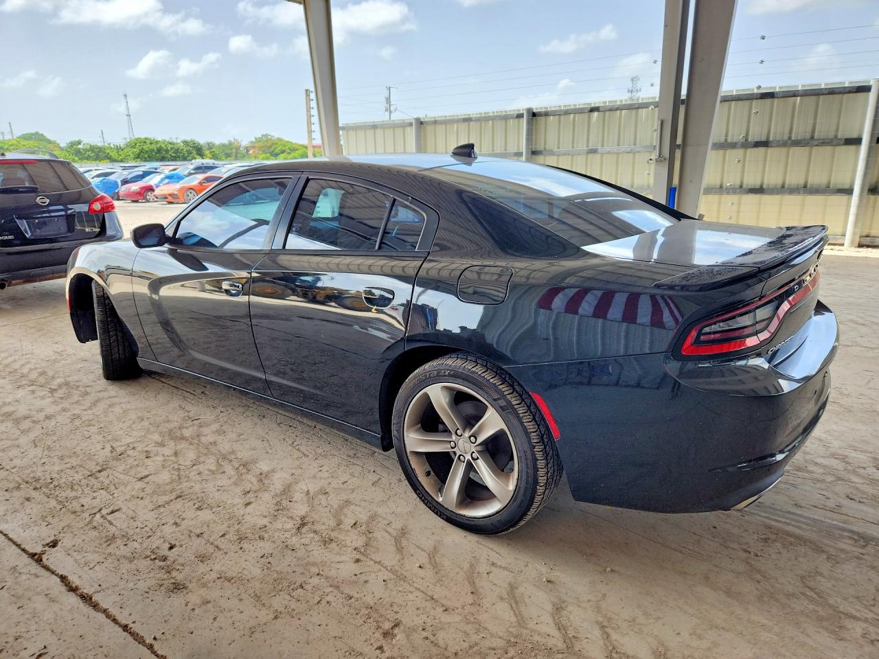 2015 Dodge Charger Sxt Black vin: 2C3CDXHG9FH777717