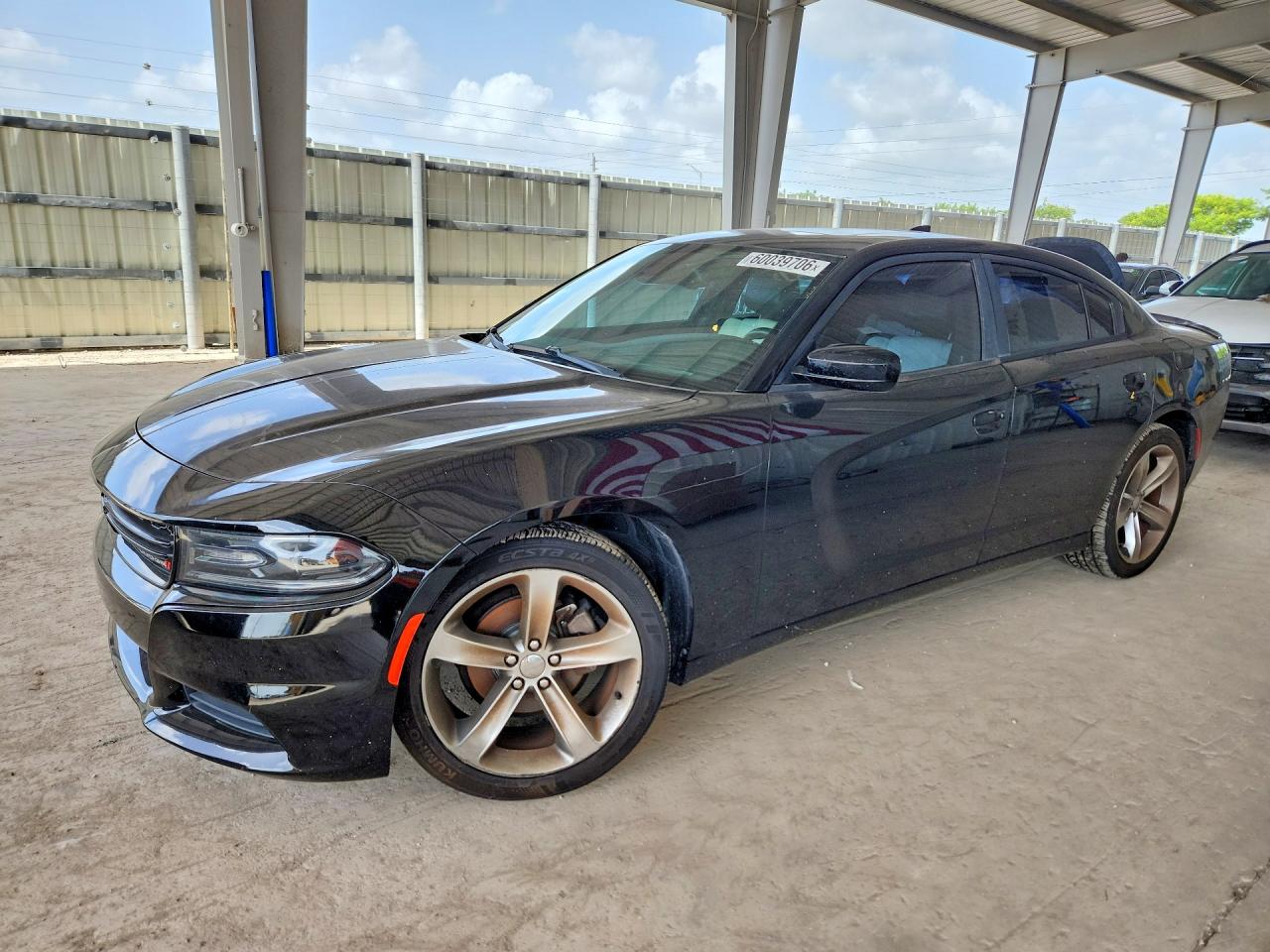 2015 Dodge Charger Sxt Black vin: 2C3CDXHG9FH777717