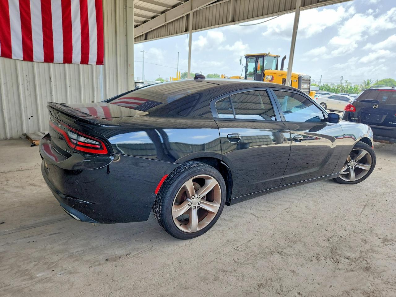 2015 Dodge Charger Sxt Black vin: 2C3CDXHG9FH777717