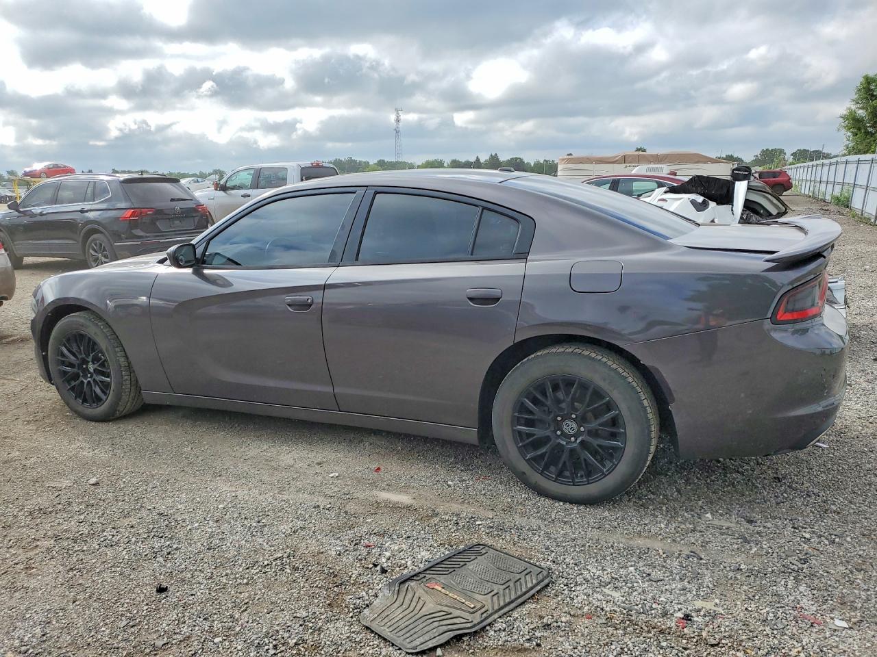 2015 Dodge Charger Sxt Gray vin: 2C3CDXHG9FH823837