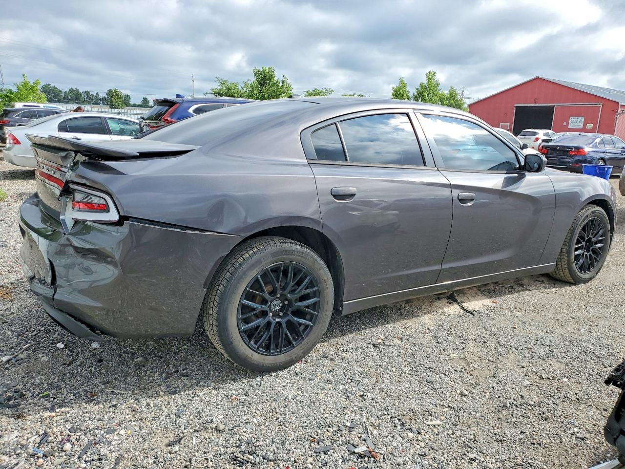 2015 Dodge Charger Sxt Gray vin: 2C3CDXHG9FH823837