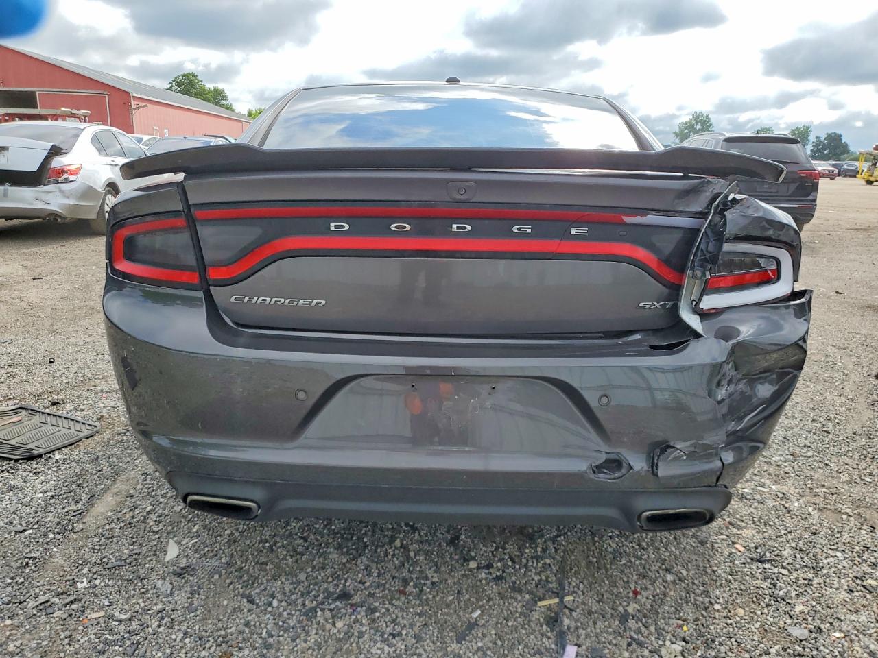 2015 Dodge Charger Sxt Gray vin: 2C3CDXHG9FH823837