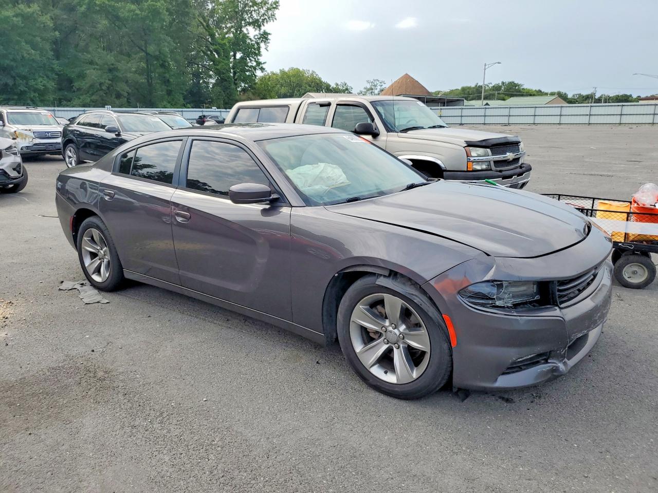 2016 Dodge Charger Sxt Серый vin: 2C3CDXHG9GH174297