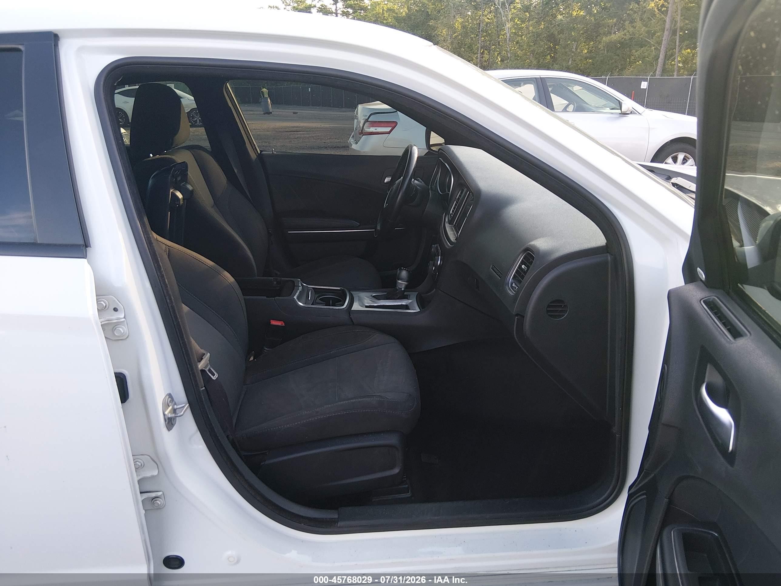 2016 Dodge Charger Sxt White vin: 2C3CDXHG9GH326501