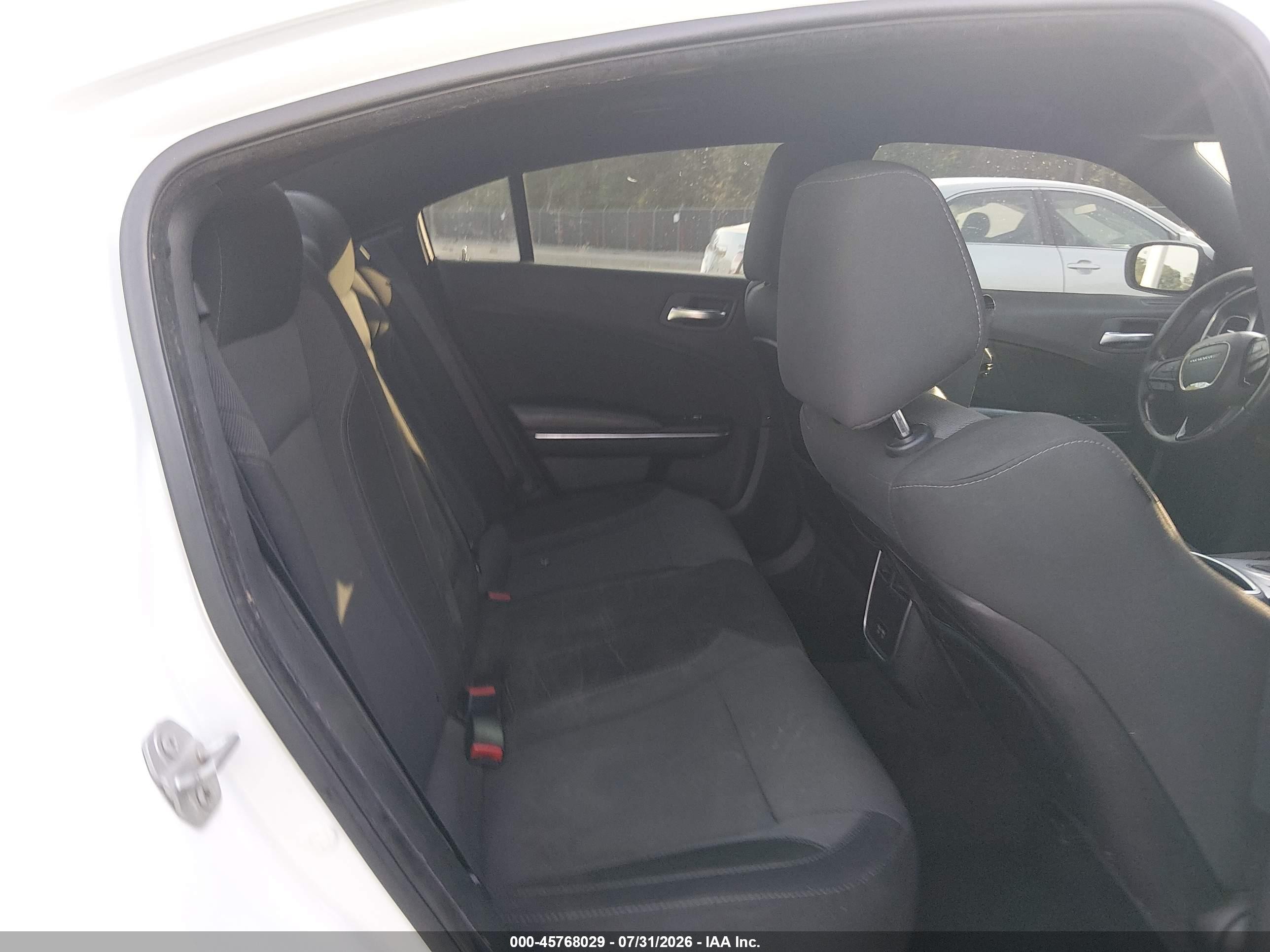 2016 Dodge Charger Sxt White vin: 2C3CDXHG9GH326501