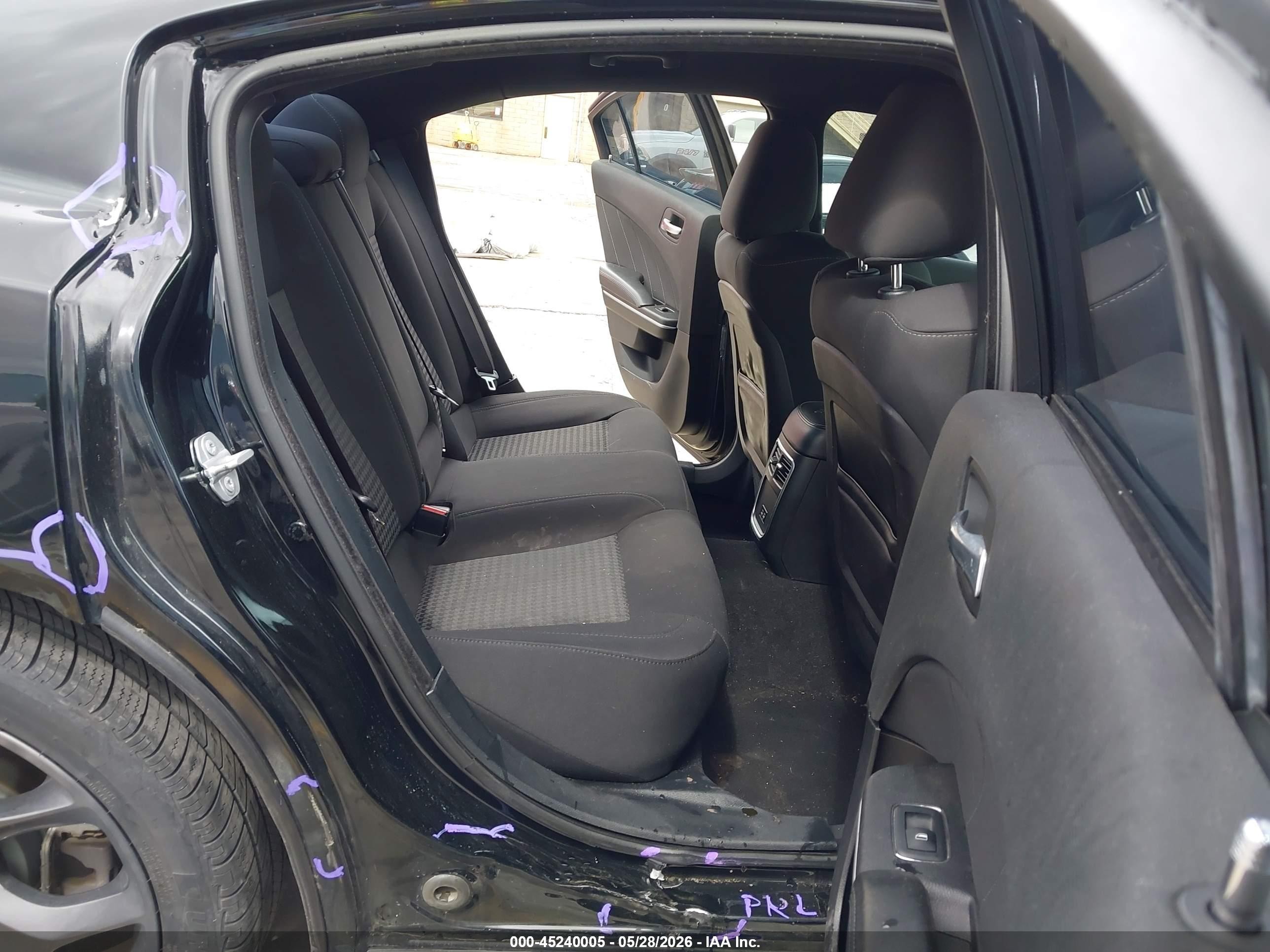 2019 Dodge Charger Gt Rwd Black vin: 2C3CDXHG9KH678101
