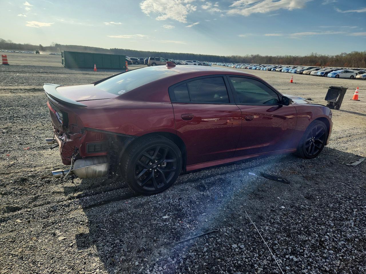 2022 Dodge Charger Gt Maroon vin: 2C3CDXHG9NH267656