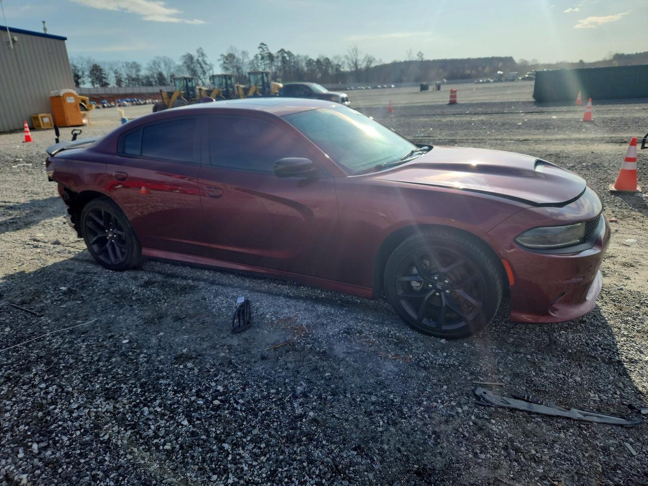 2022 Dodge Charger Gt Maroon vin: 2C3CDXHG9NH267656