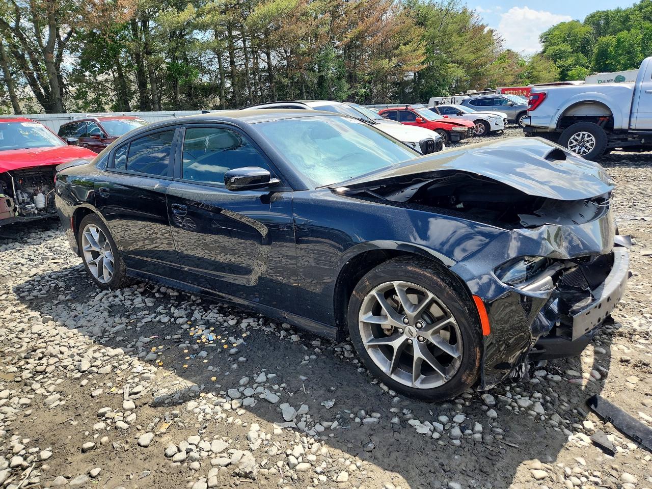 2023 Dodge Charger Gt Black vin: 2C3CDXHG9PH530201