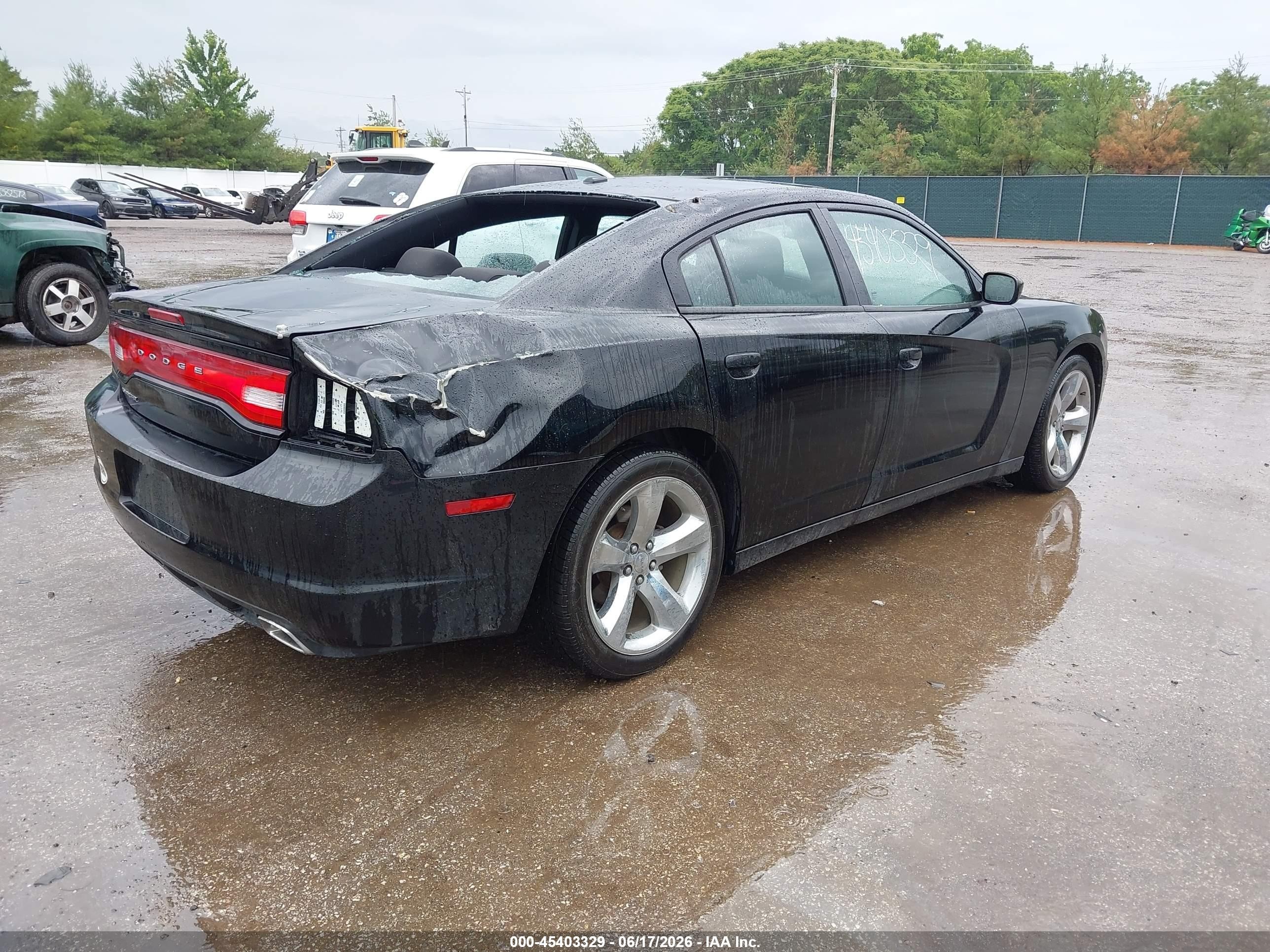 2012 Dodge Charger Sxt Black vin: 2C3CDXHGXCH126348