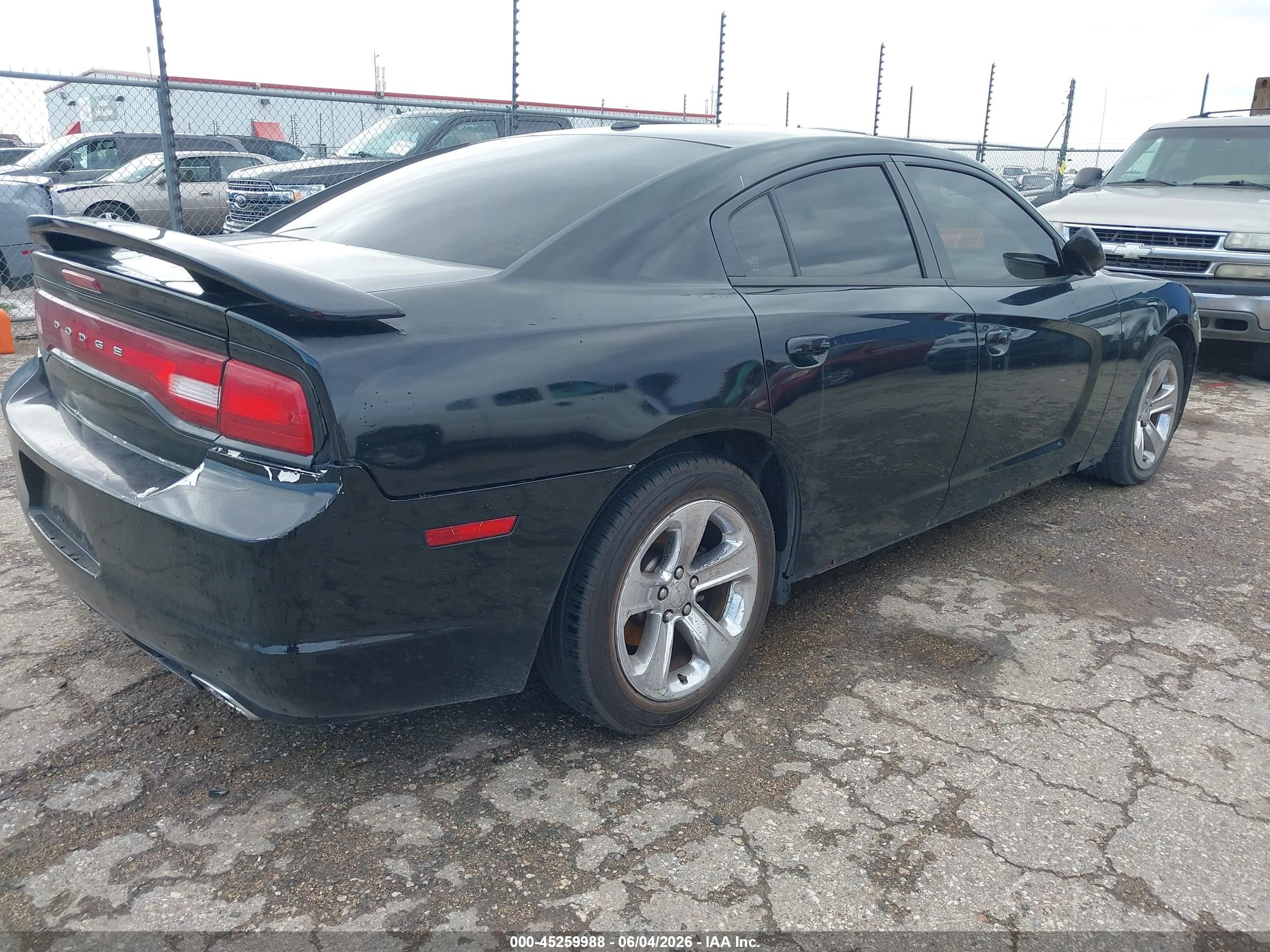 2012 Dodge Charger Sxt Black vin: 2C3CDXHGXCH200142