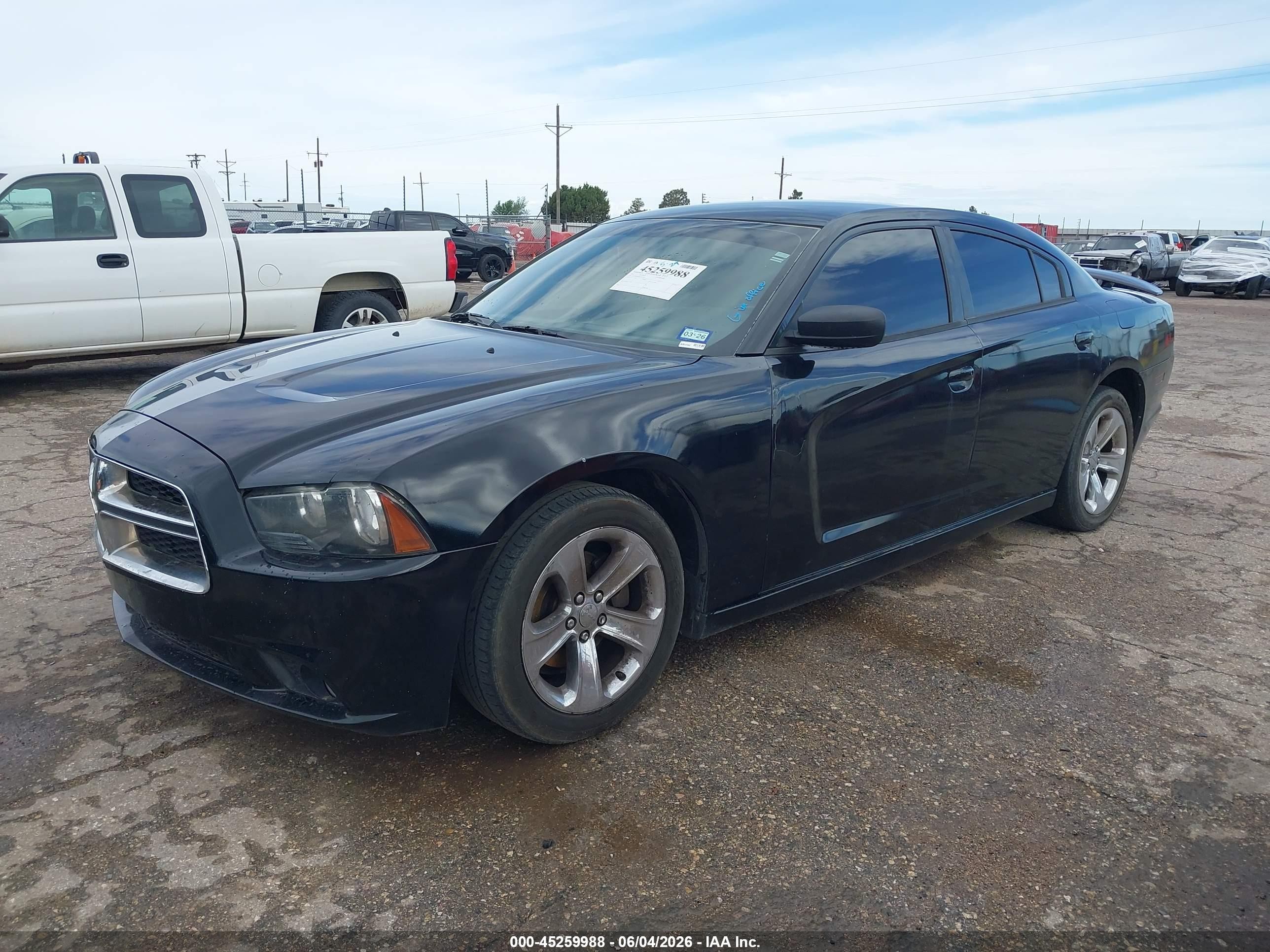 2012 Dodge Charger Sxt Black vin: 2C3CDXHGXCH200142