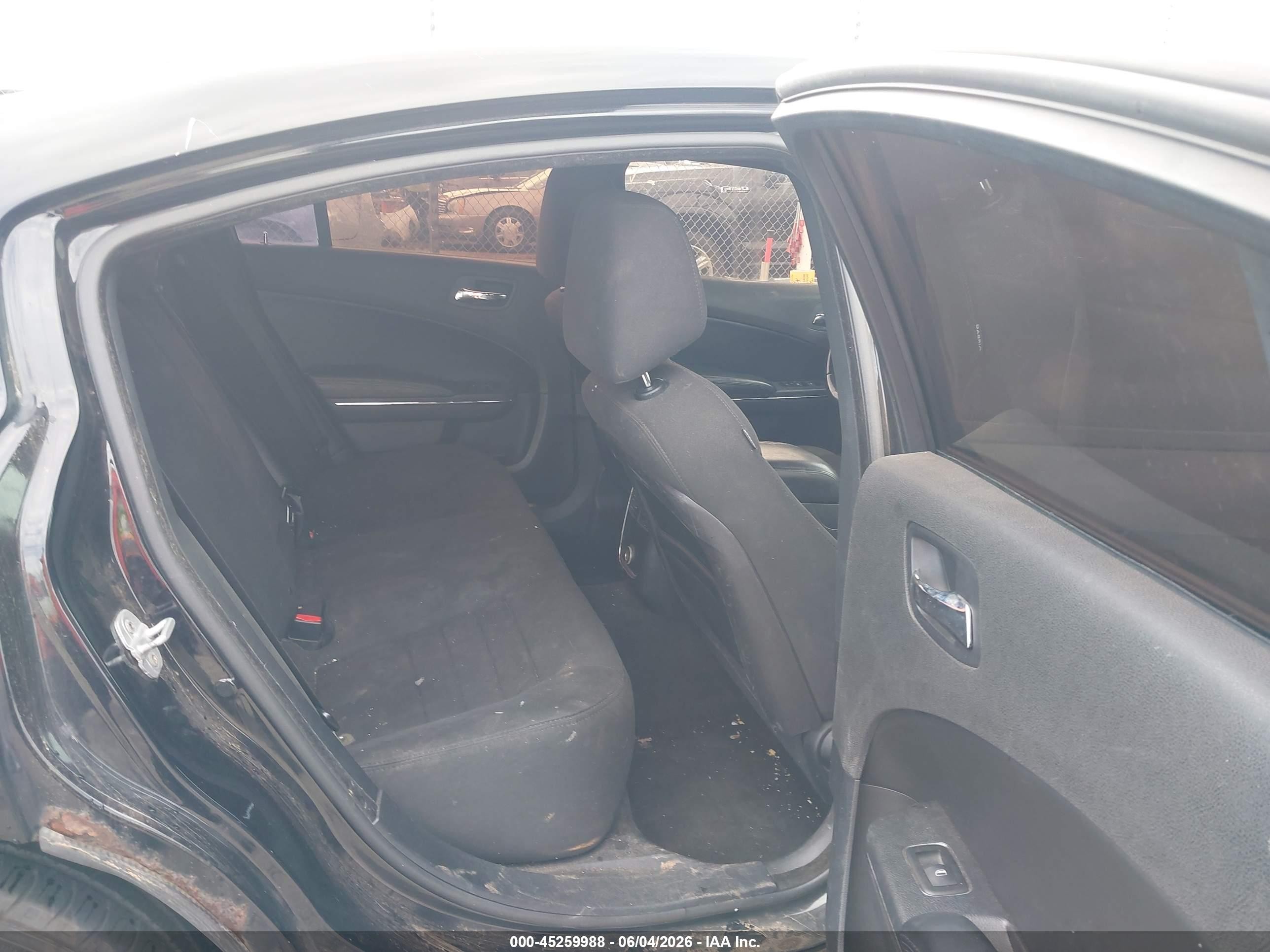 2012 Dodge Charger Sxt Black vin: 2C3CDXHGXCH200142