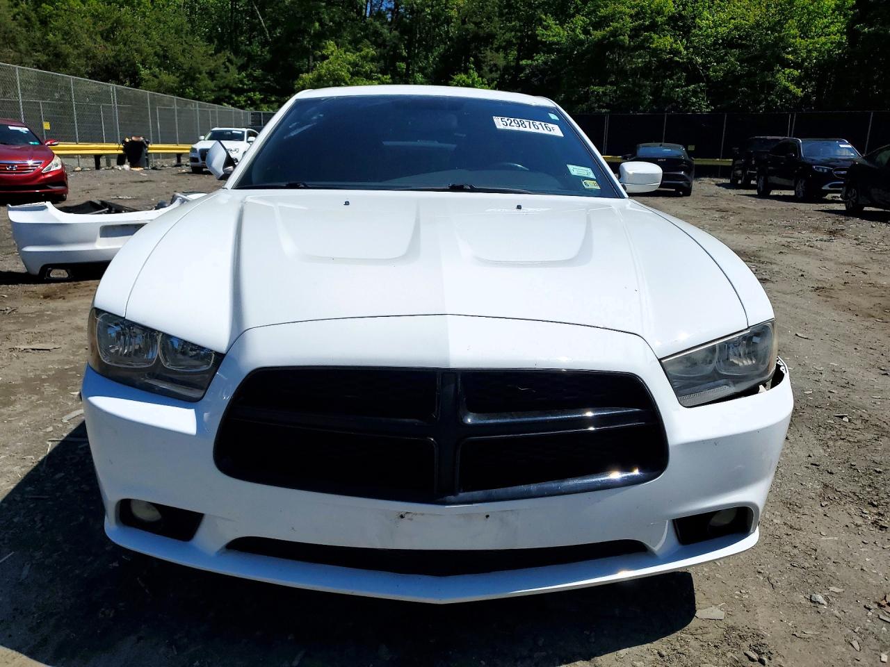 2012 Dodge Charger Sxt White vin: 2C3CDXHGXCH252533