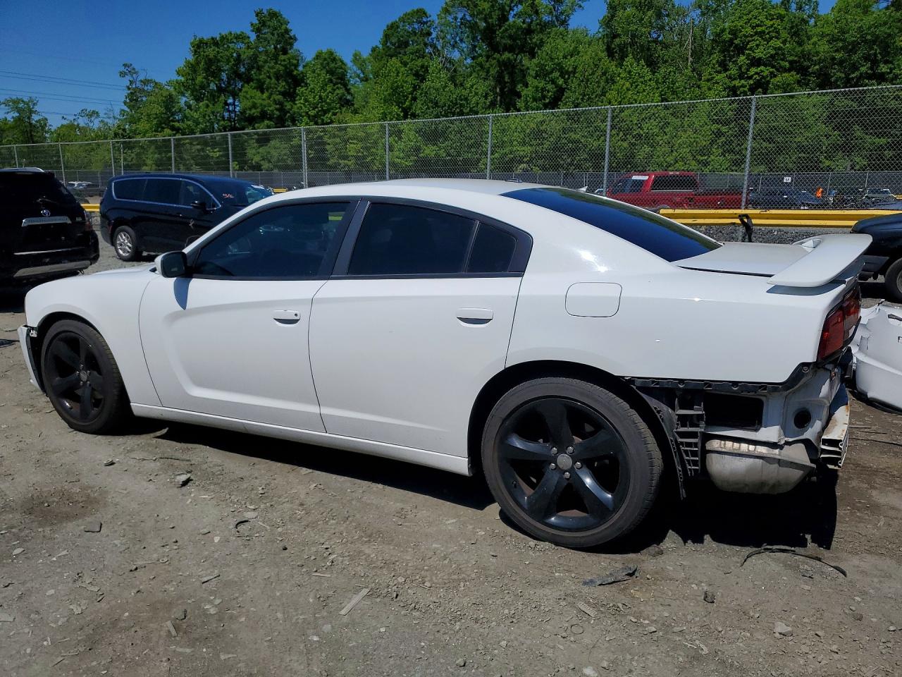 2012 Dodge Charger Sxt White vin: 2C3CDXHGXCH252533