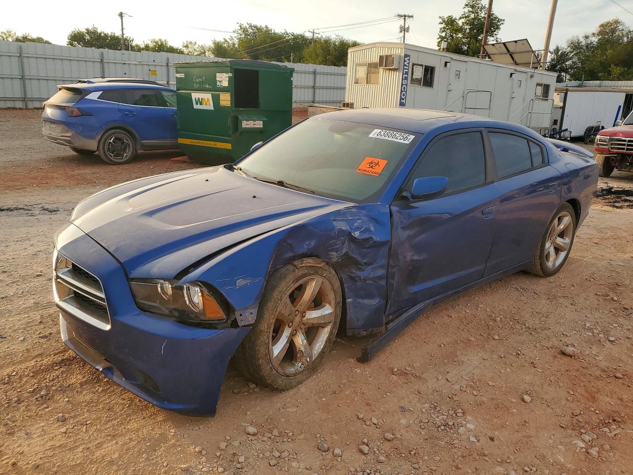 2012 Dodge Charger Sxt Blue vin: 2C3CDXHGXCH270773