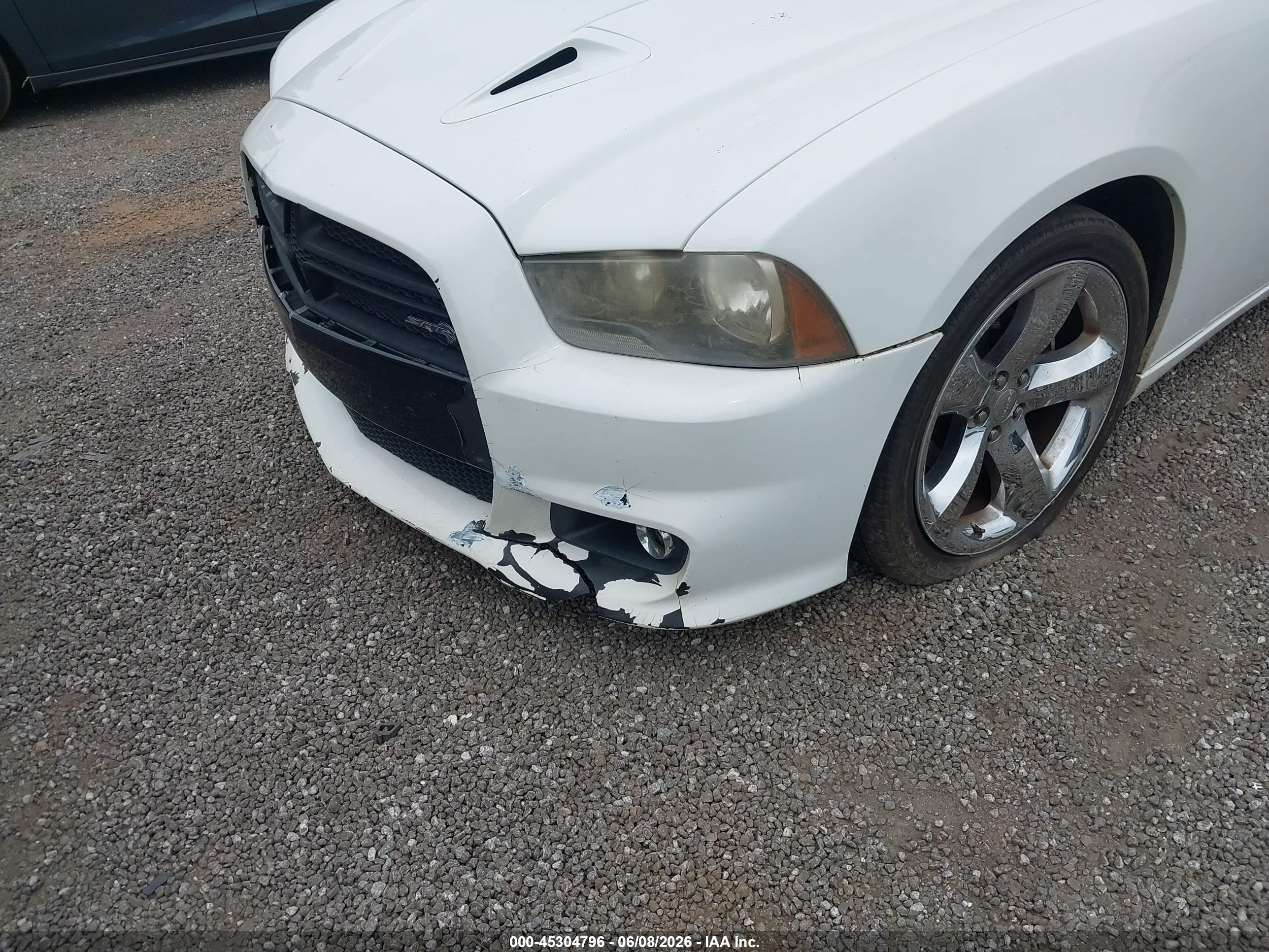 2012 Dodge Charger Sxt White vin: 2C3CDXHGXCH272037