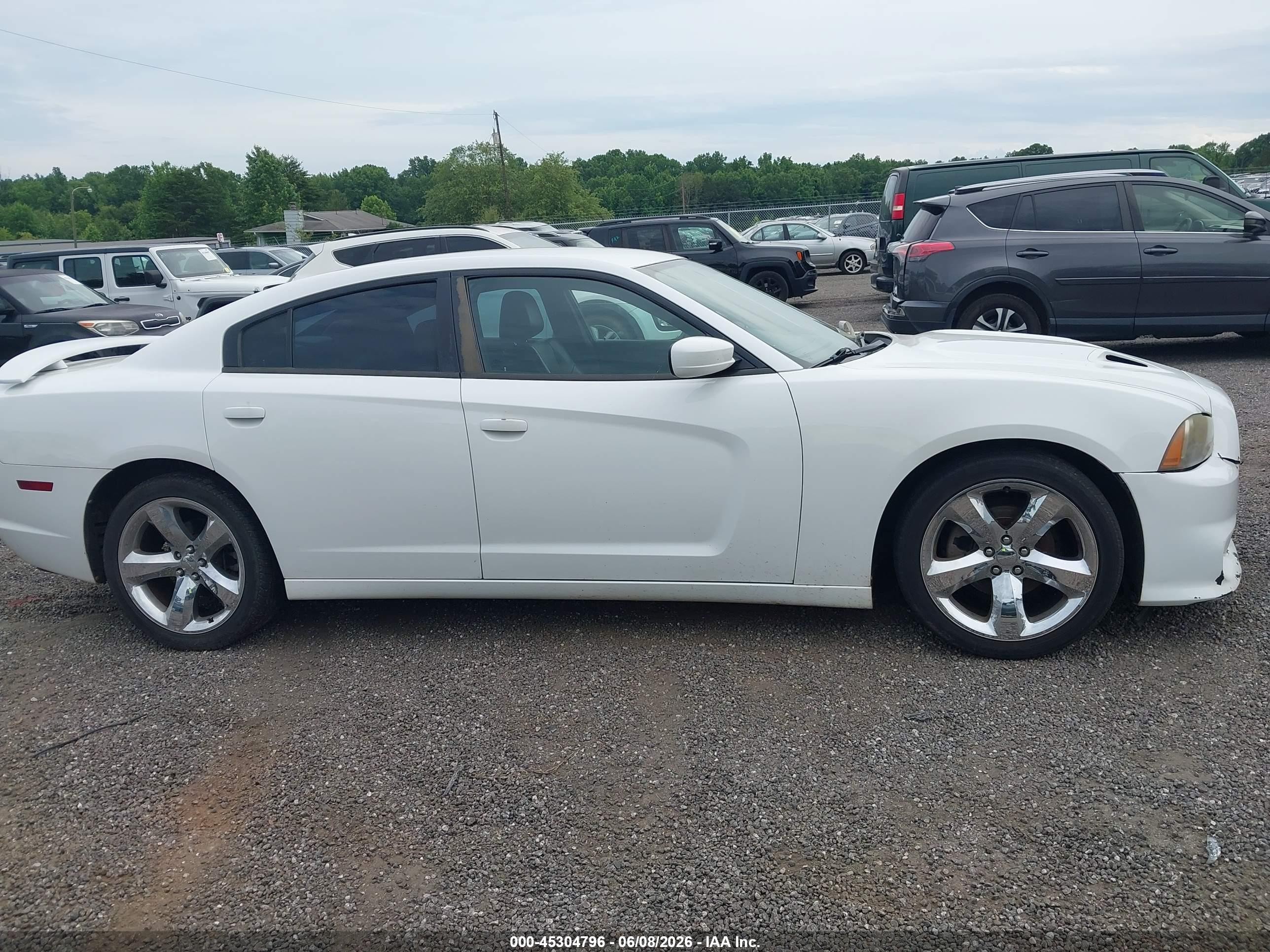 2012 Dodge Charger Sxt White vin: 2C3CDXHGXCH272037