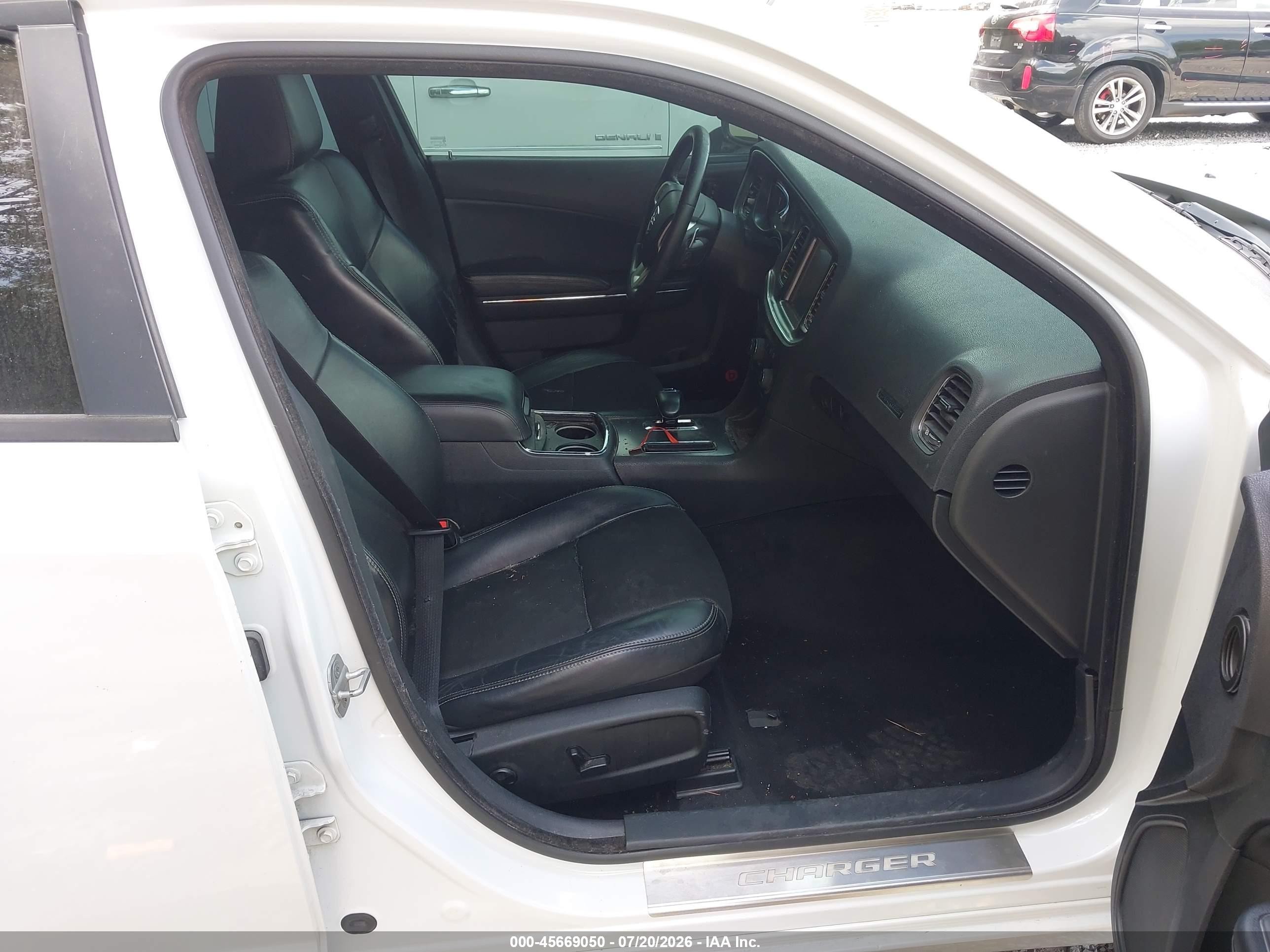 2013 Dodge Charger Sxt Plus White vin: 2C3CDXHGXDH647961