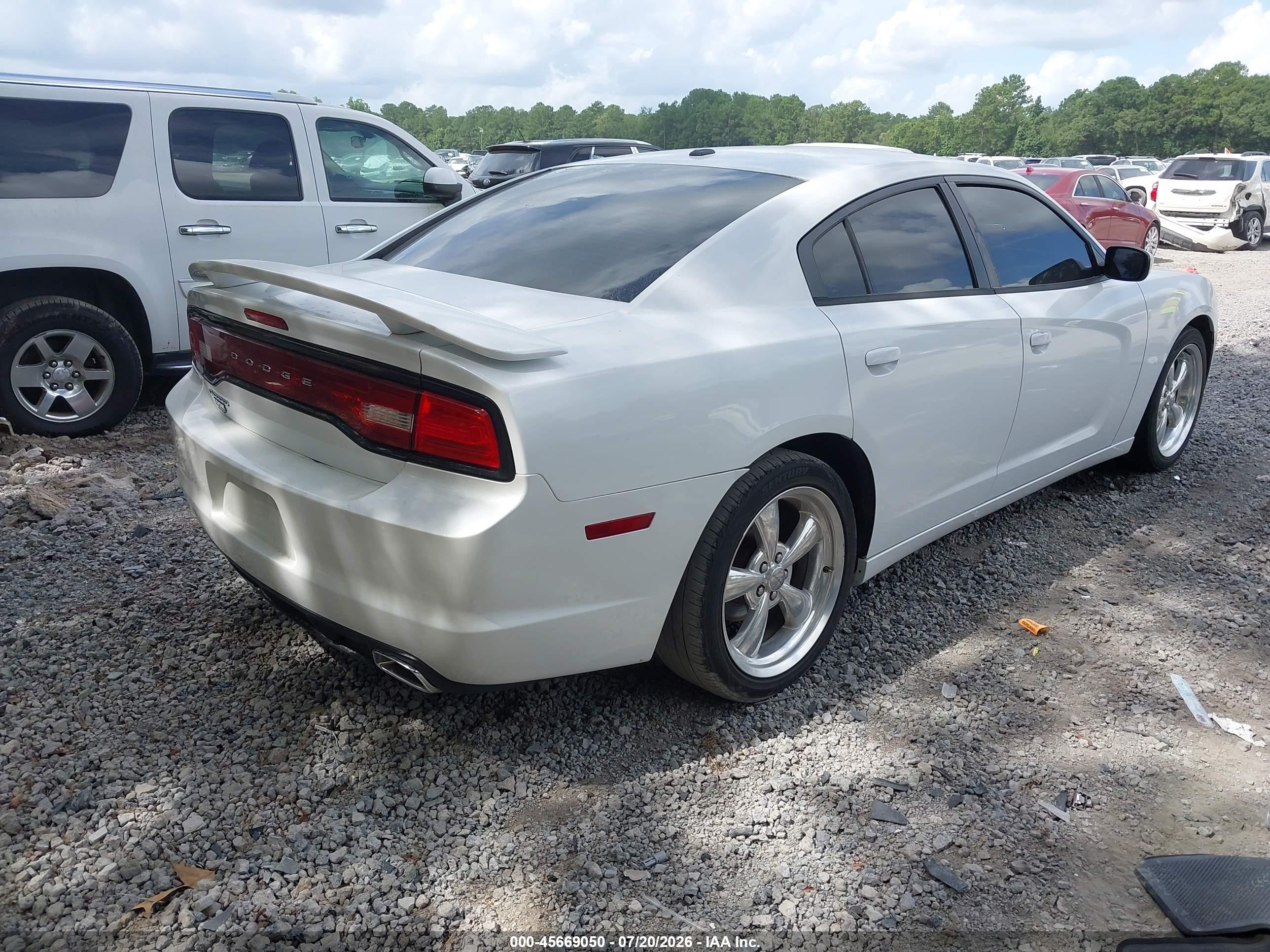 2013 Dodge Charger Sxt Plus White vin: 2C3CDXHGXDH647961