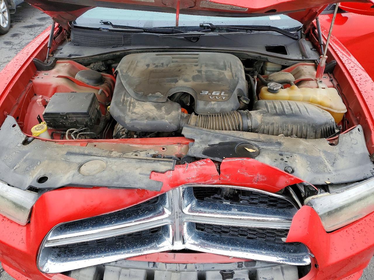 2013 Dodge Charger Sxt Red vin: 2C3CDXHGXDH716650
