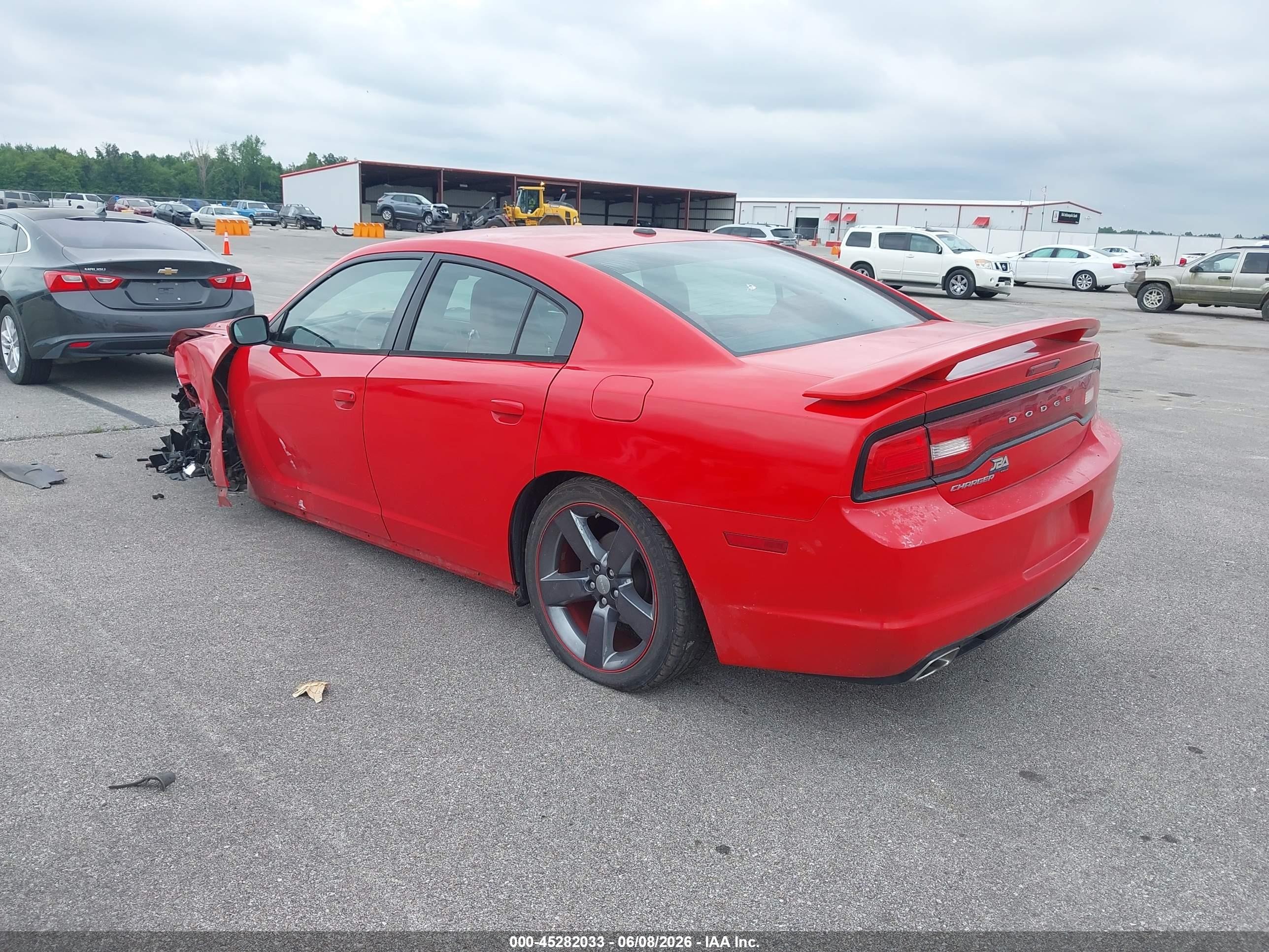 2014 Dodge Charger Sxt Plus Red vin: 2C3CDXHGXEH199139