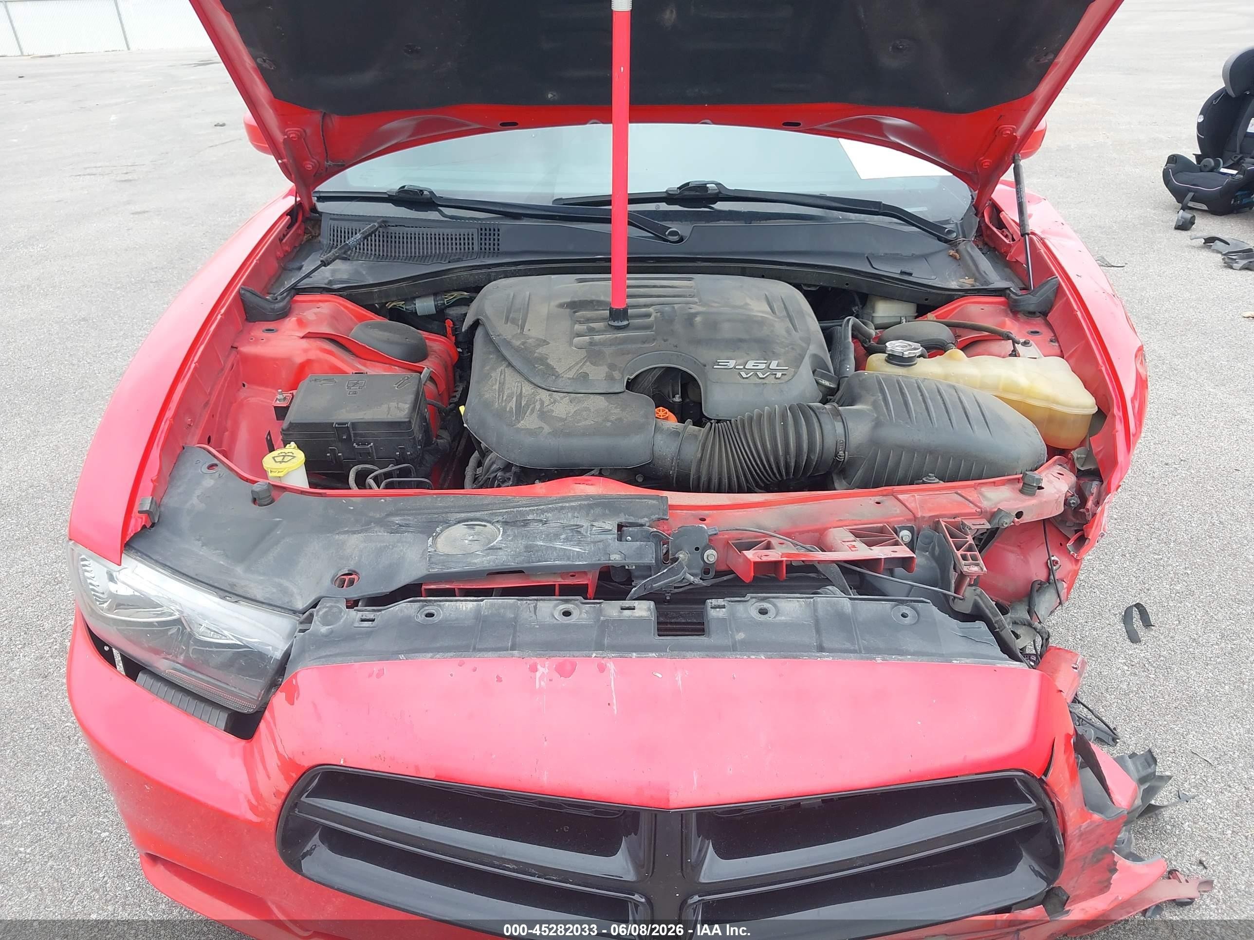 2014 Dodge Charger Sxt Plus Red vin: 2C3CDXHGXEH199139