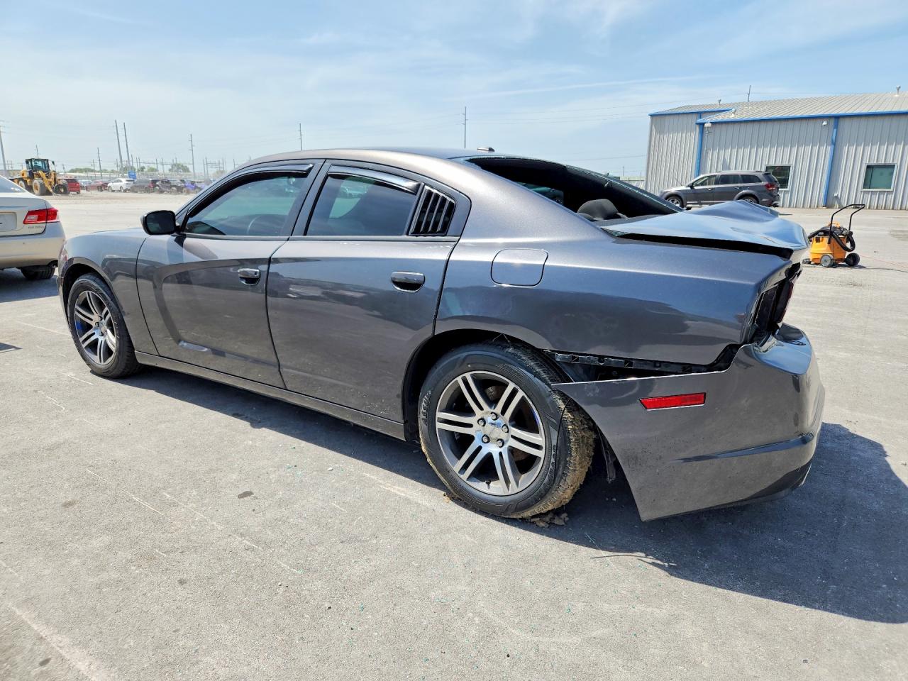2014 Dodge Charger Sxt Gray vin: 2C3CDXHGXEH329243