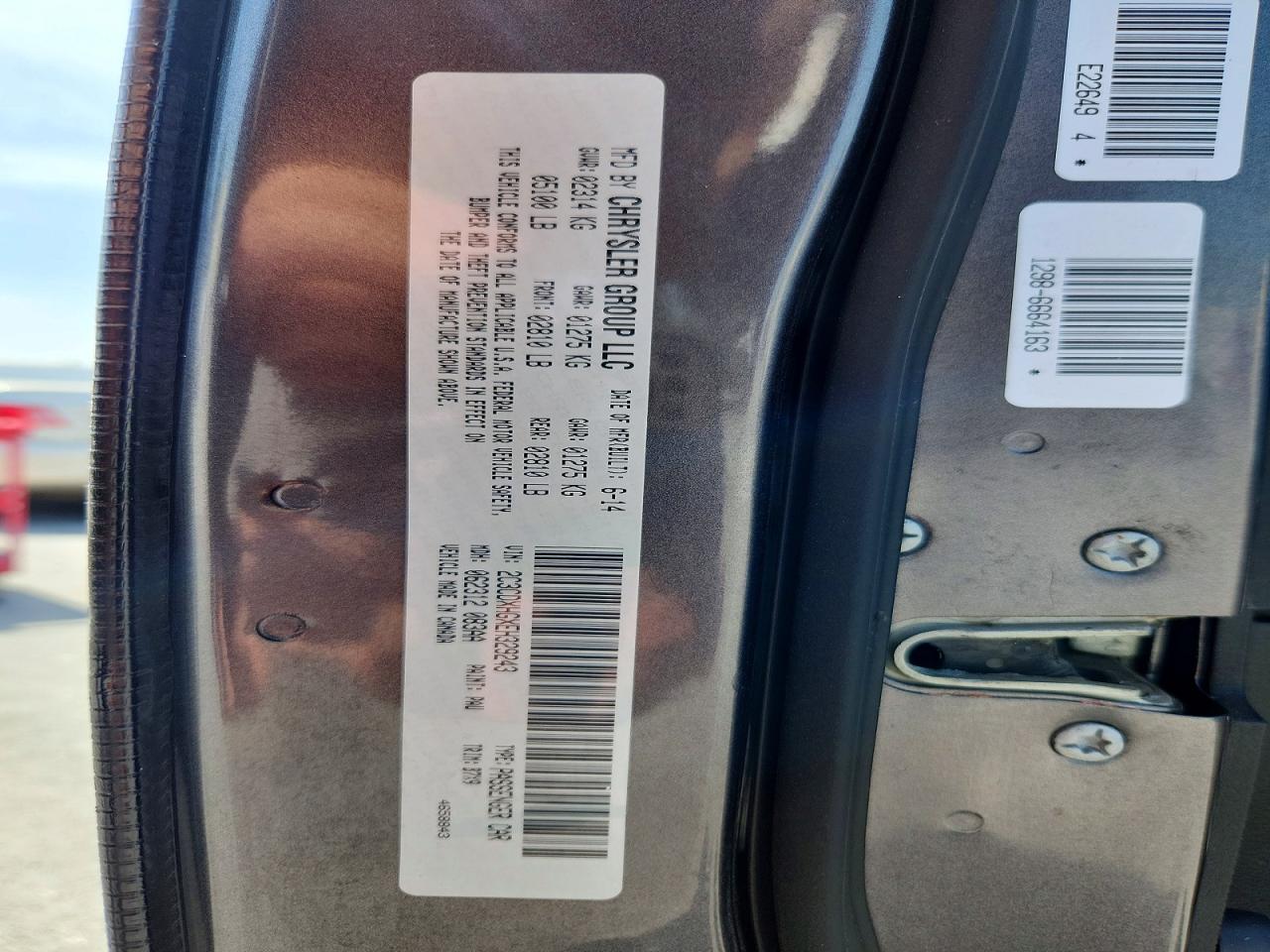 2014 Dodge Charger Sxt Gray vin: 2C3CDXHGXEH329243